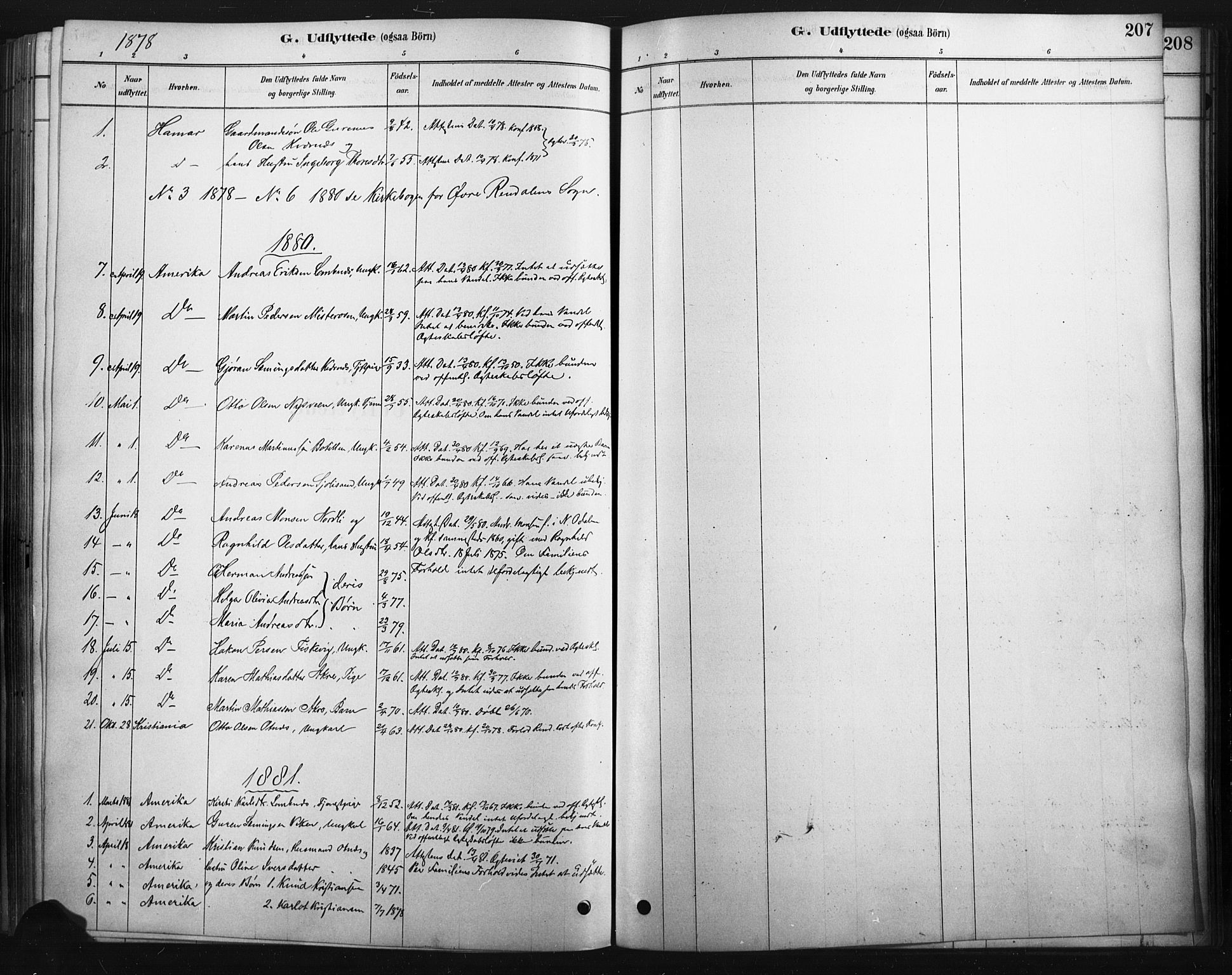 Rendalen prestekontor, AV/SAH-PREST-054/H/Ha/Haa/L0010: Parish register (official) no. 10, 1878-1901, p. 207