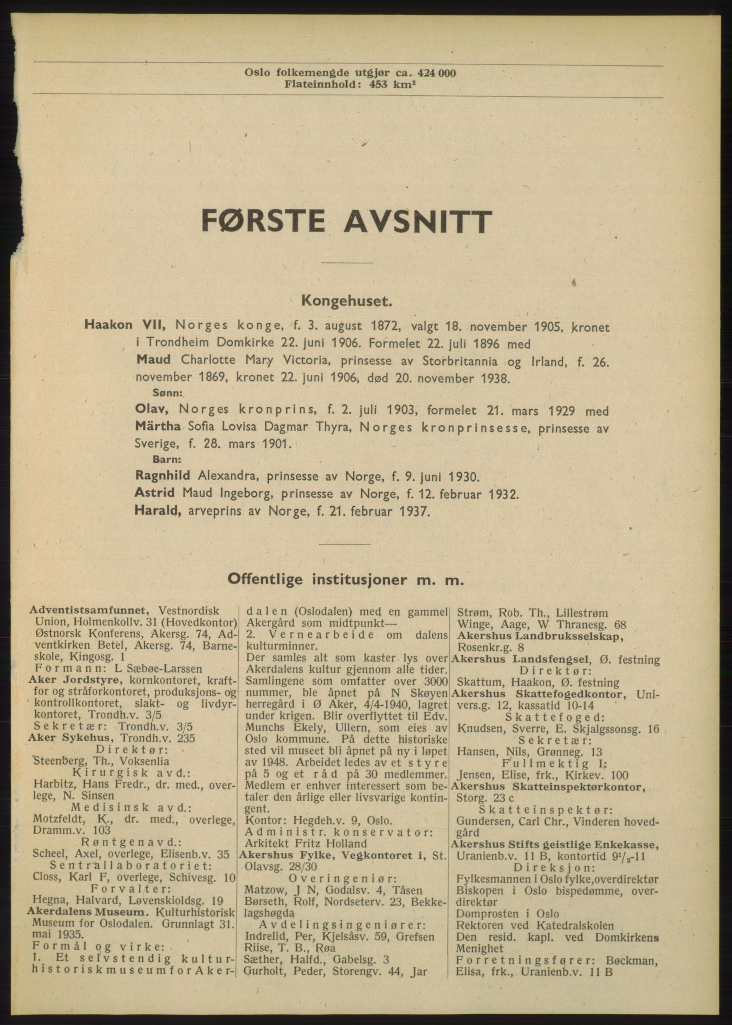 Kristiania/Oslo adressebok, PUBL/-, 1948, p. 1