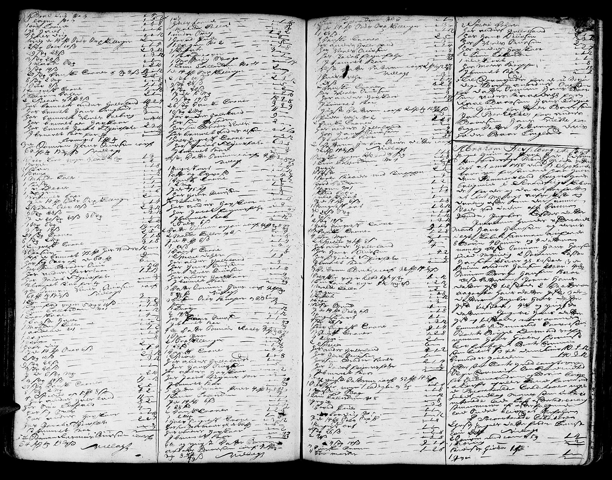 Sunnhordland sorenskrivar, SAB/A-2401/1/H/Ha/Haa/L0007: Skifteprotokollar. Register på lesesal. Fol. 901- ut, 1755-1760, p. 101b-102a