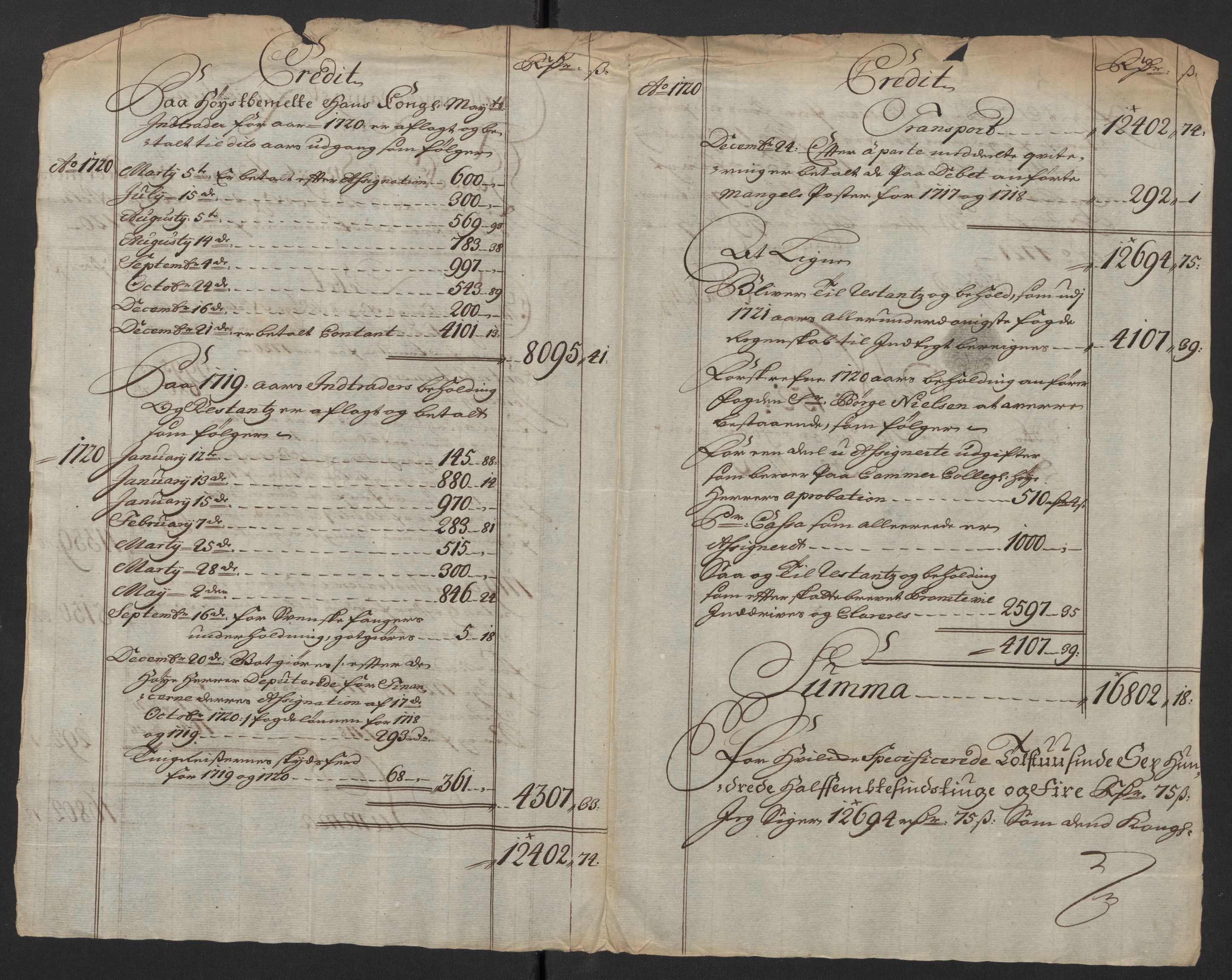 Rentekammeret inntil 1814, Reviderte regnskaper, Fogderegnskap, RA/EA-4092/R56/L3753: Fogderegnskap Nordmøre, 1720, p. 523