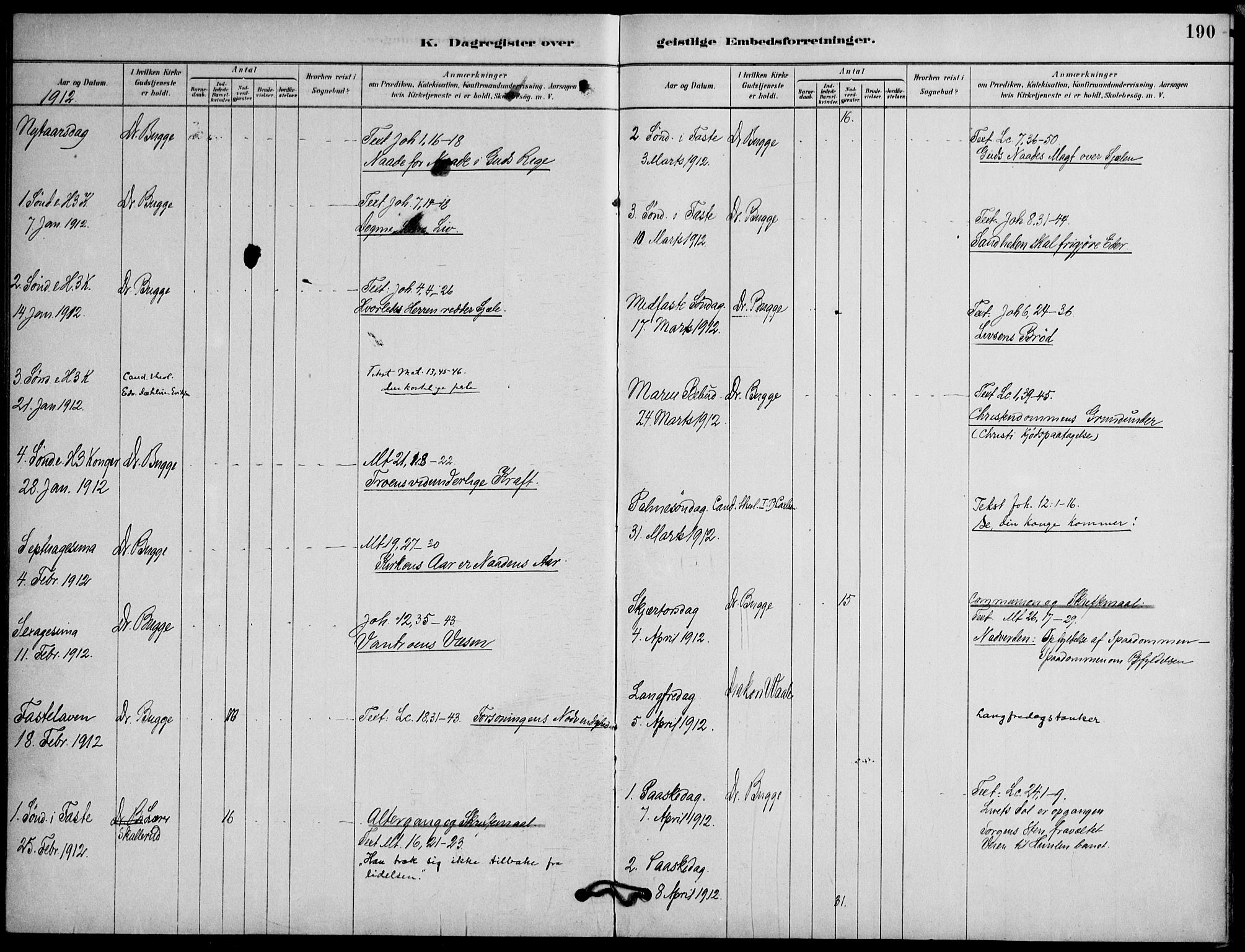 Botsfengslet prestekontor kirkebøker, AV/SAO-A-11688a: Parish register (official) no. 2, 1881-1914, p. 190