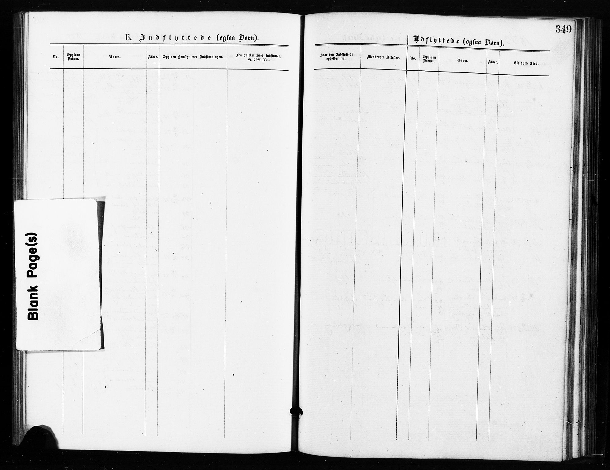 Rygge prestekontor Kirkebøker, SAO/A-10084b/F/Fa/L0006: Parish register (official) no. 6, 1872-1877, p. 349