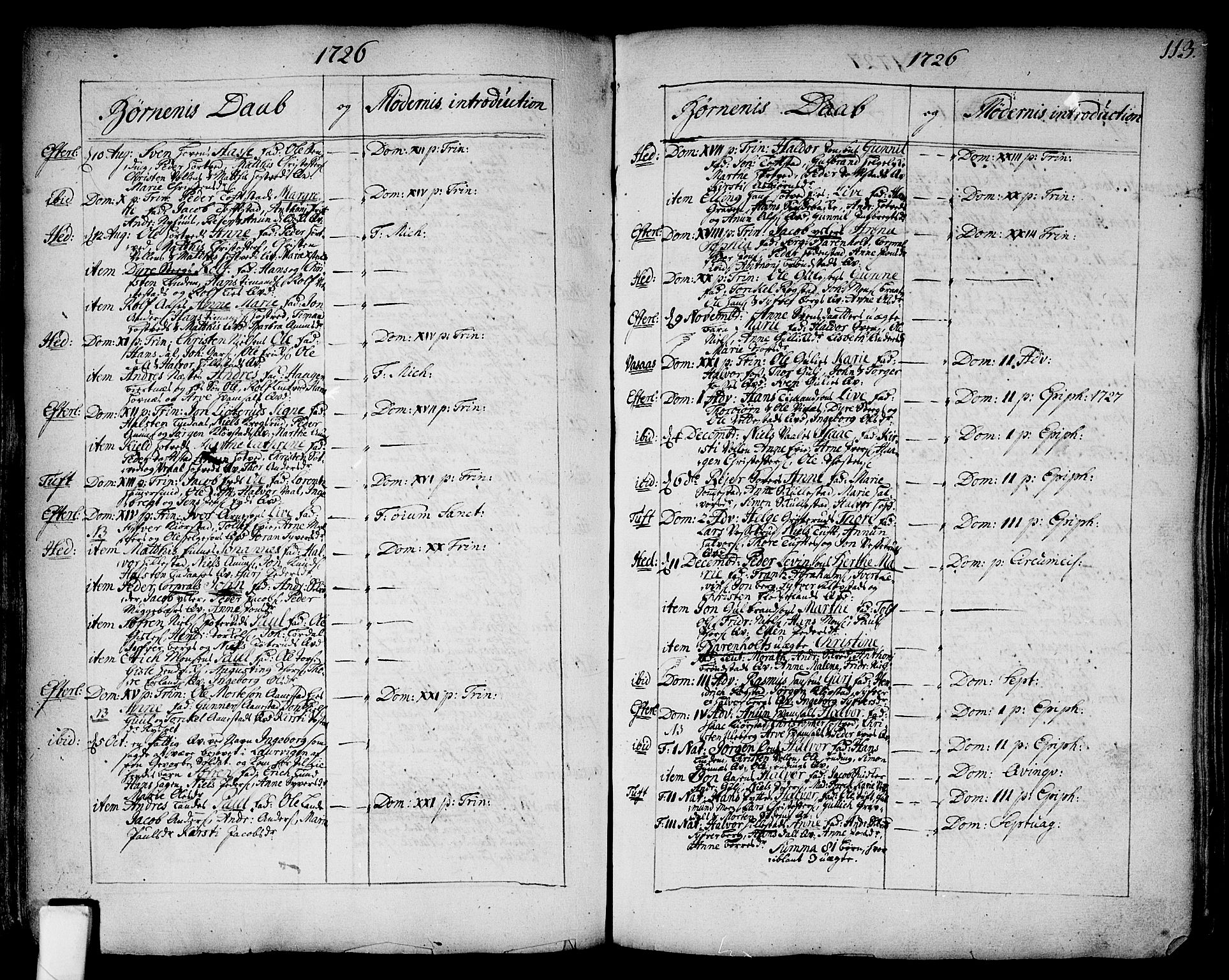 Sandsvær kirkebøker, SAKO/A-244/F/Fa/L0002a: Parish register (official) no. I 2, 1725-1809, p. 113