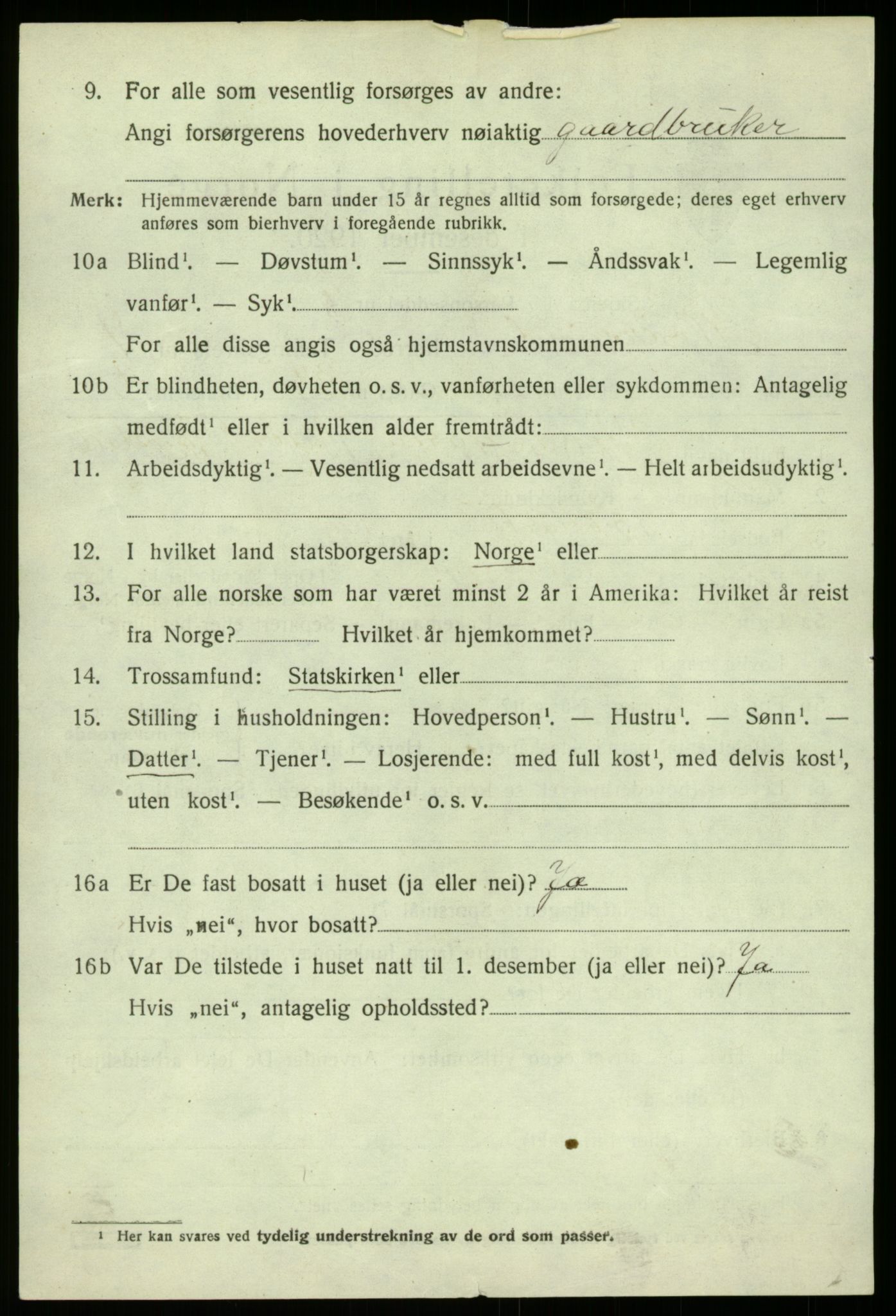 SAB, 1920 census for Alversund, 1920, p. 4833