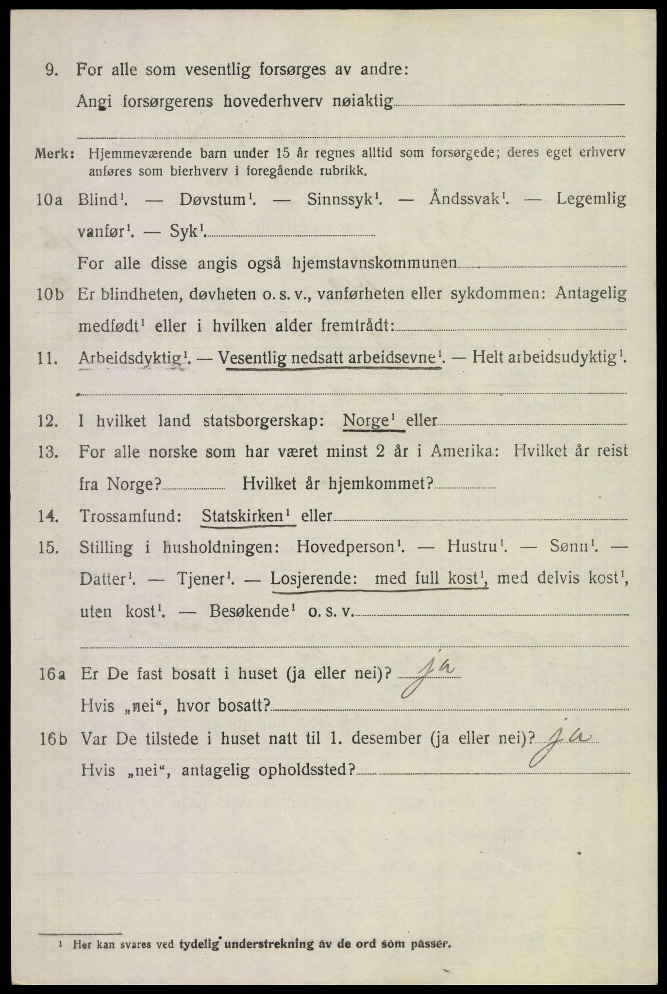 SAKO, 1920 census for Borre, 1920, p. 4167