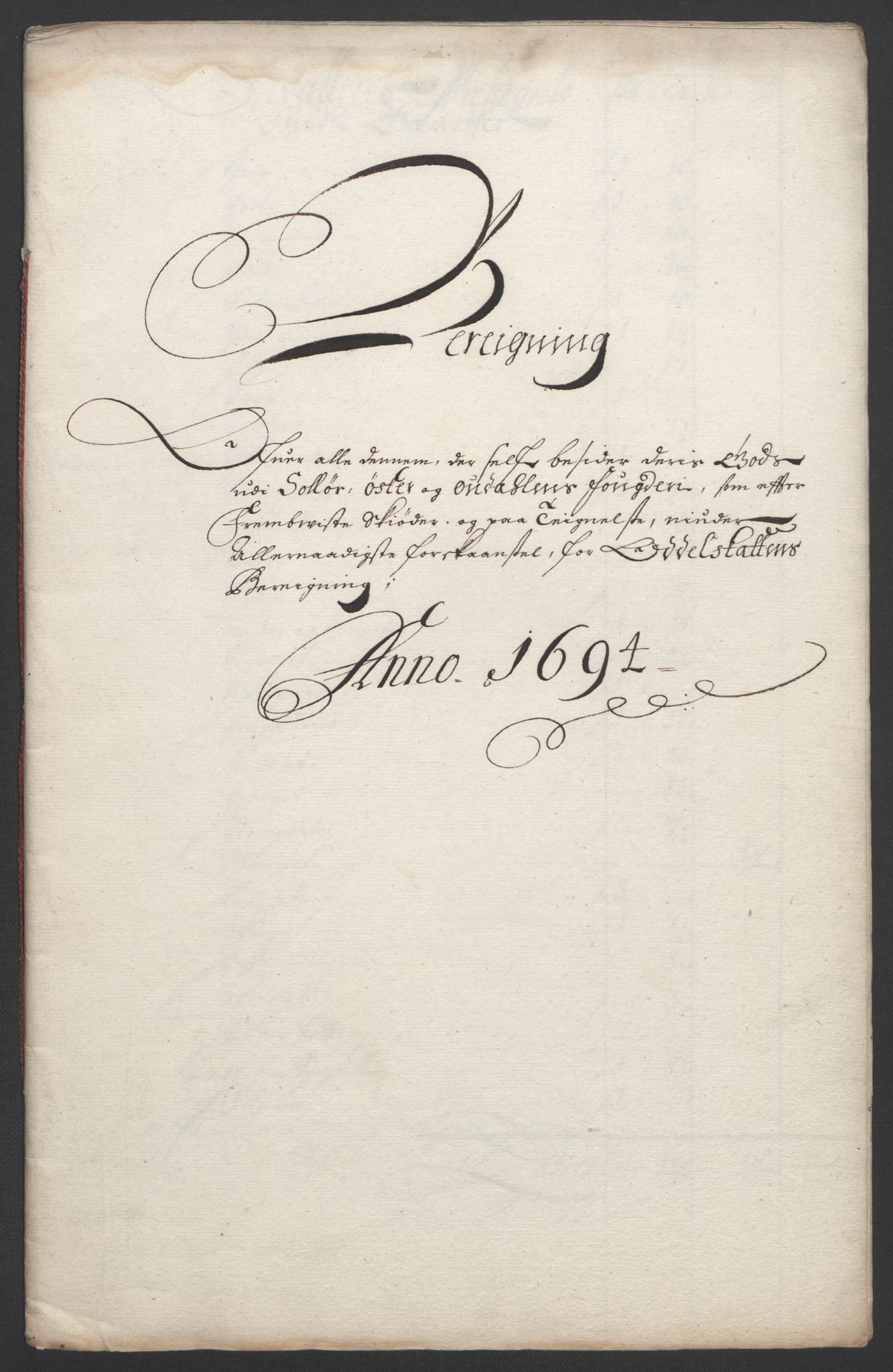 Rentekammeret inntil 1814, Reviderte regnskaper, Fogderegnskap, RA/EA-4092/R13/L0832: Fogderegnskap Solør, Odal og Østerdal, 1694, p. 331