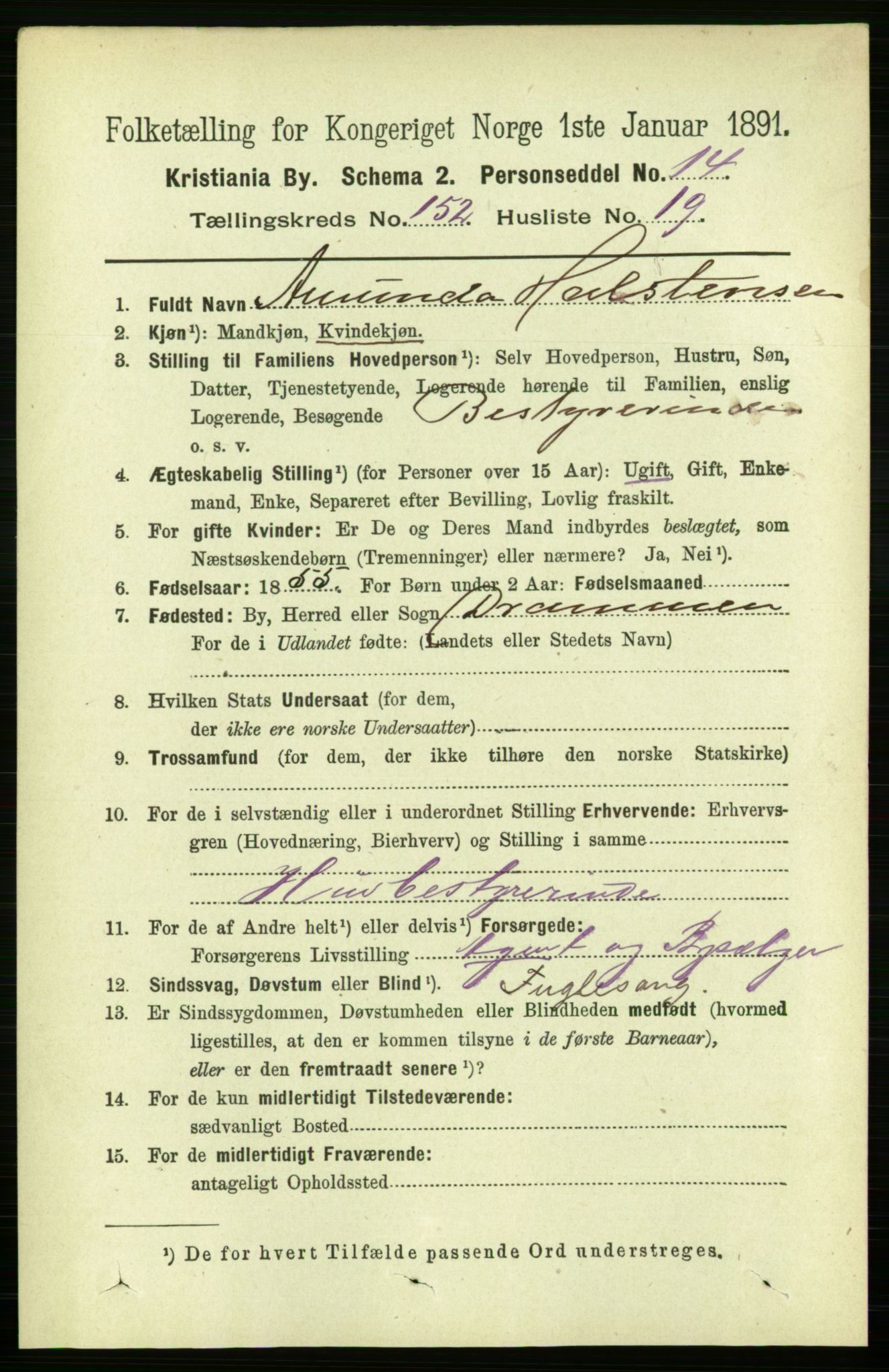 RA, 1891 census for 0301 Kristiania, 1891, p. 85777