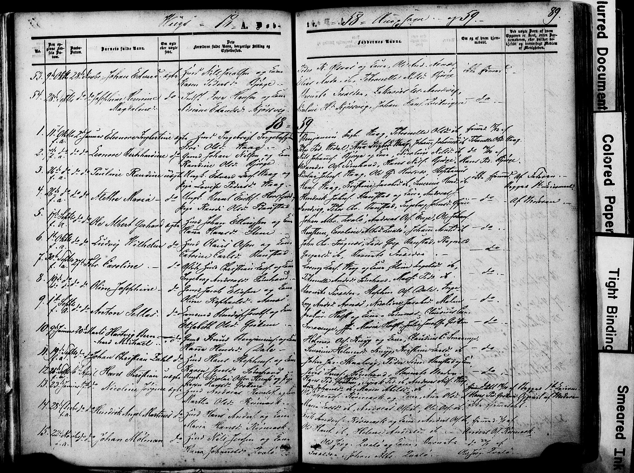 Ministerialprotokoller, klokkerbøker og fødselsregistre - Nordland, AV/SAT-A-1459/812/L0176: Parish register (official) no. 812A05, 1834-1874, p. 89