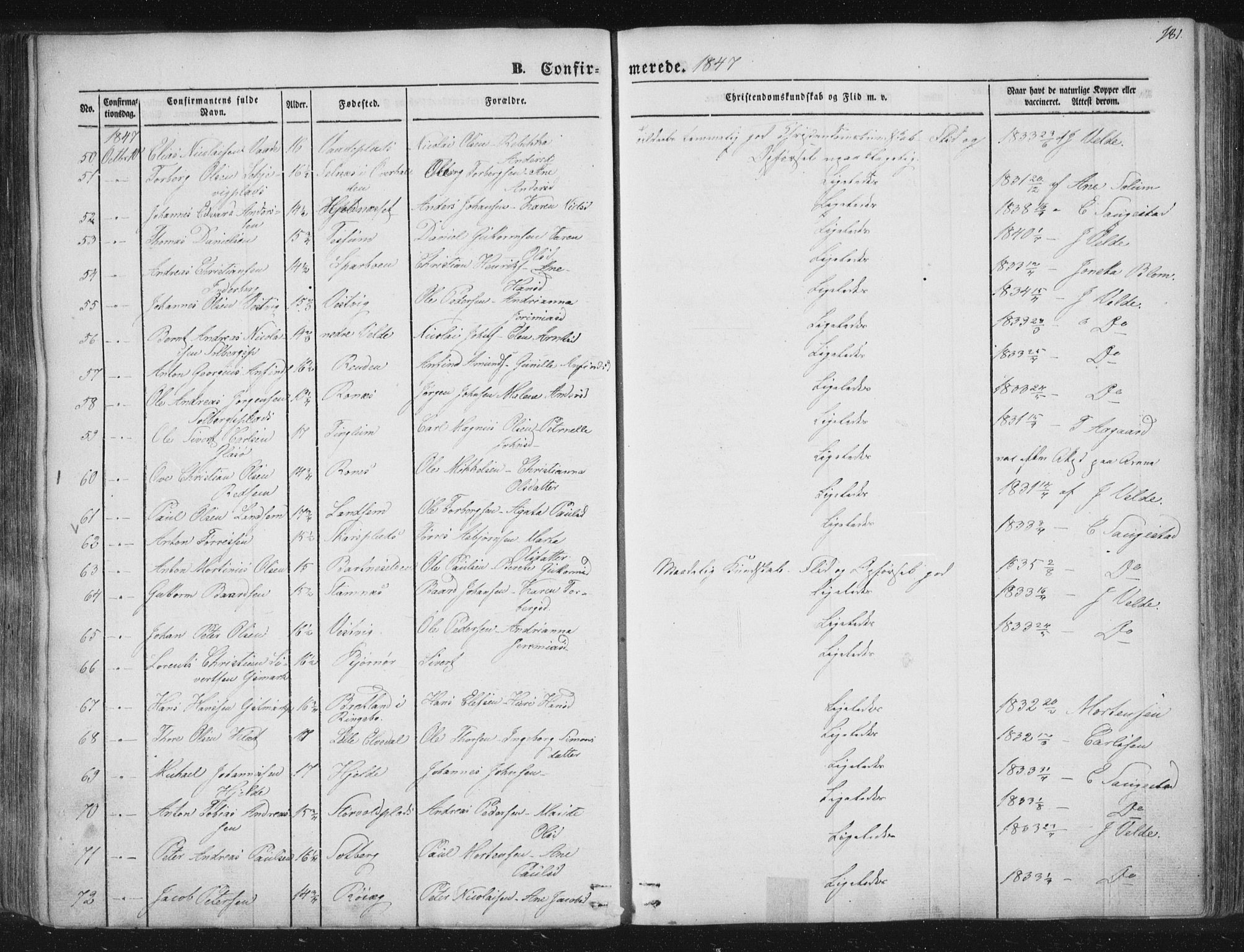 Ministerialprotokoller, klokkerbøker og fødselsregistre - Nord-Trøndelag, AV/SAT-A-1458/741/L0392: Parish register (official) no. 741A06, 1836-1848, p. 181