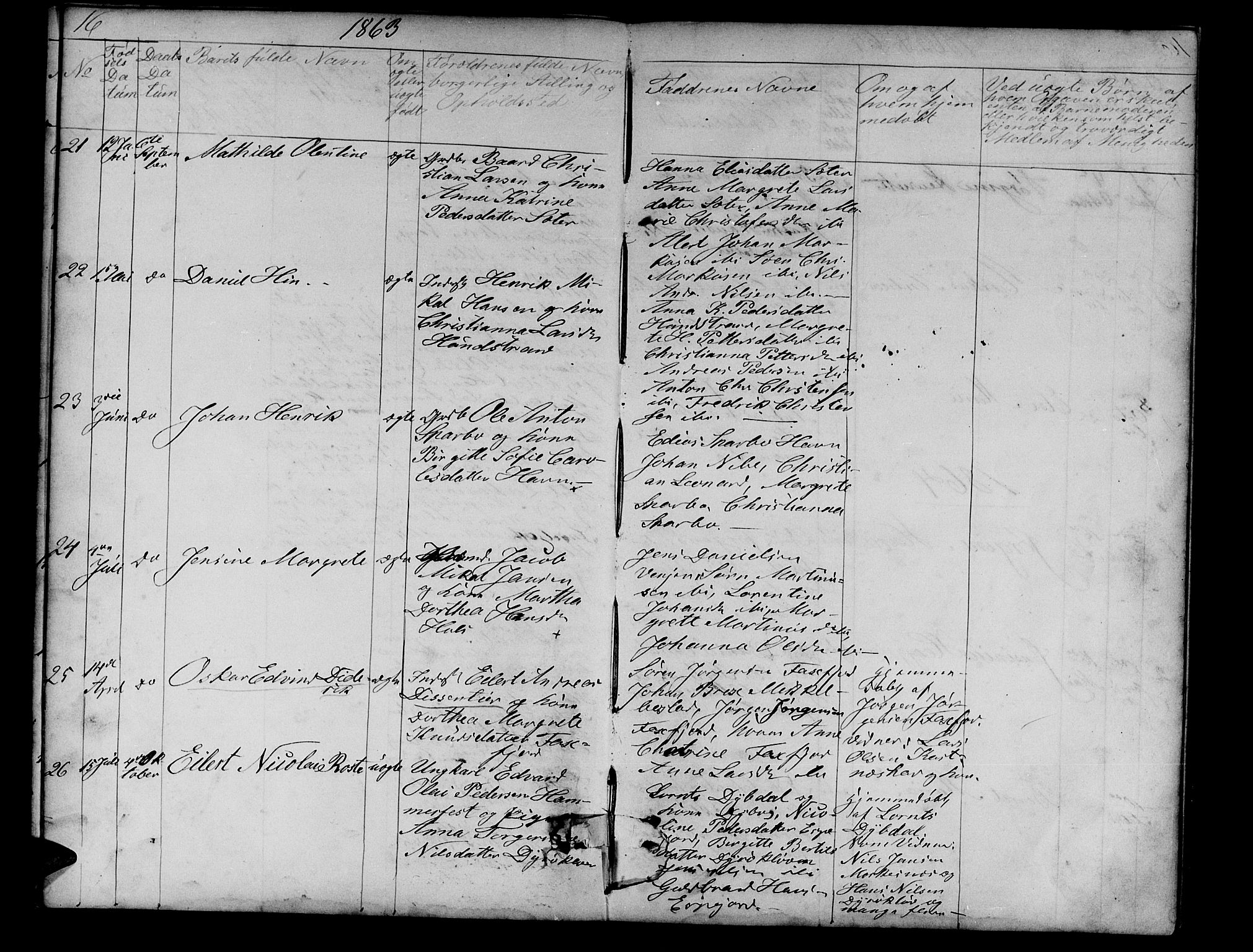 Tranøy sokneprestkontor, SATØ/S-1313/I/Ia/Iab/L0012klokker: Parish register (copy) no. 12, 1859-1874, p. 16