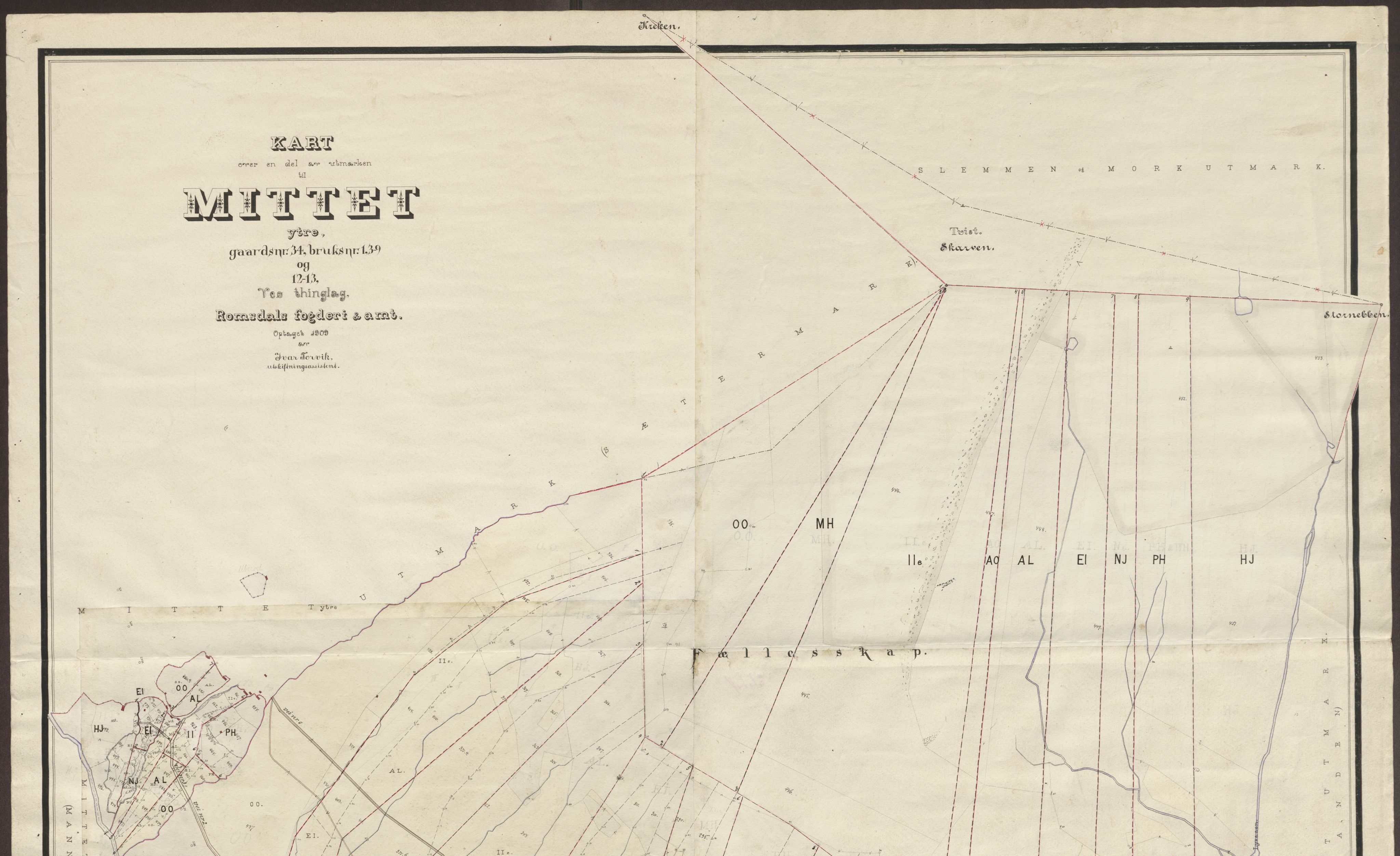 Jordskifteverkets kartarkiv, RA/S-3929/T, 1859-1988, p. 2115