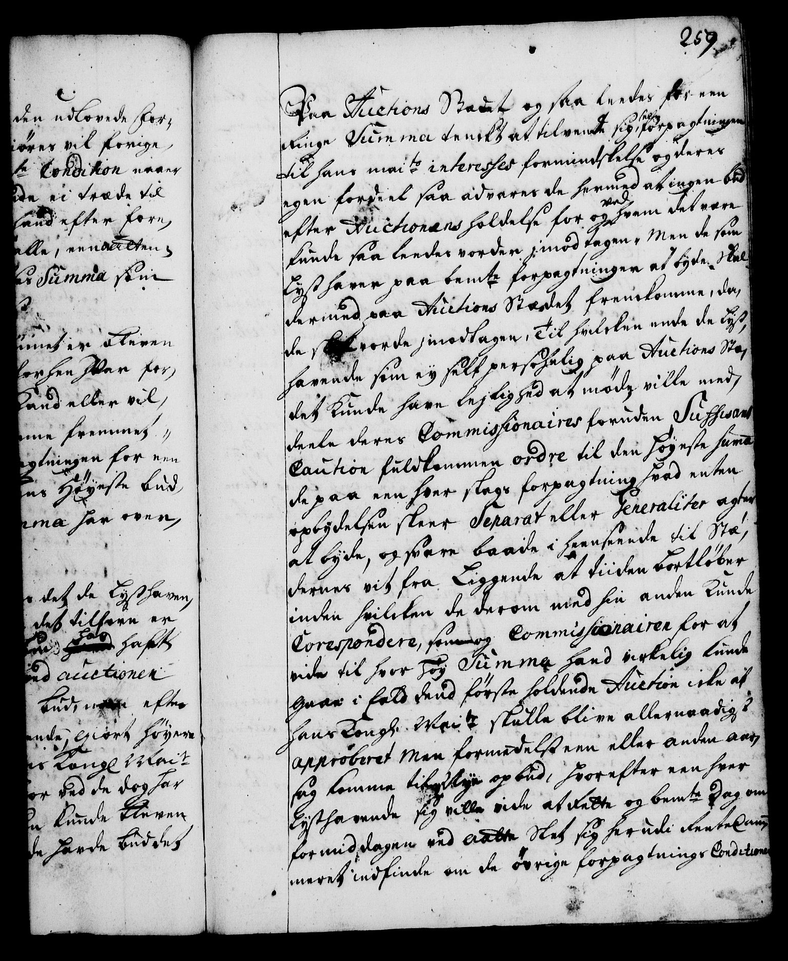 Rentekammeret, Kammerkanselliet, RA/EA-3111/G/Gg/Gga/L0002: Norsk ekspedisjonsprotokoll med register (merket RK 53.2), 1723-1727, p. 259