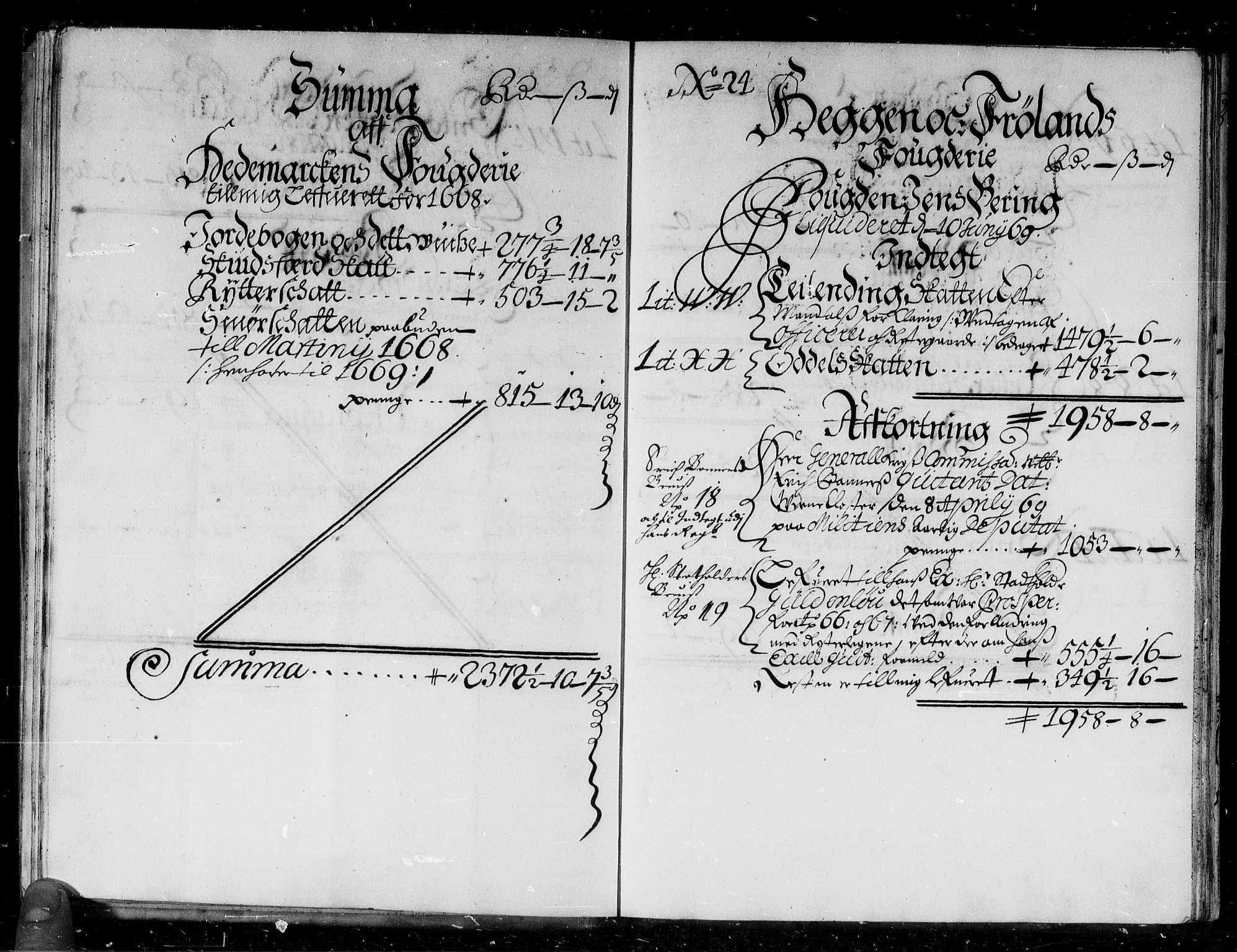 Rentekammeret inntil 1814, Reviderte regnskaper, Stiftamtstueregnskaper, Landkommissariatet på Akershus og Akershus stiftamt, AV/RA-EA-5869/R/Rb/L0046: Akershus stiftamt, 1667-1668