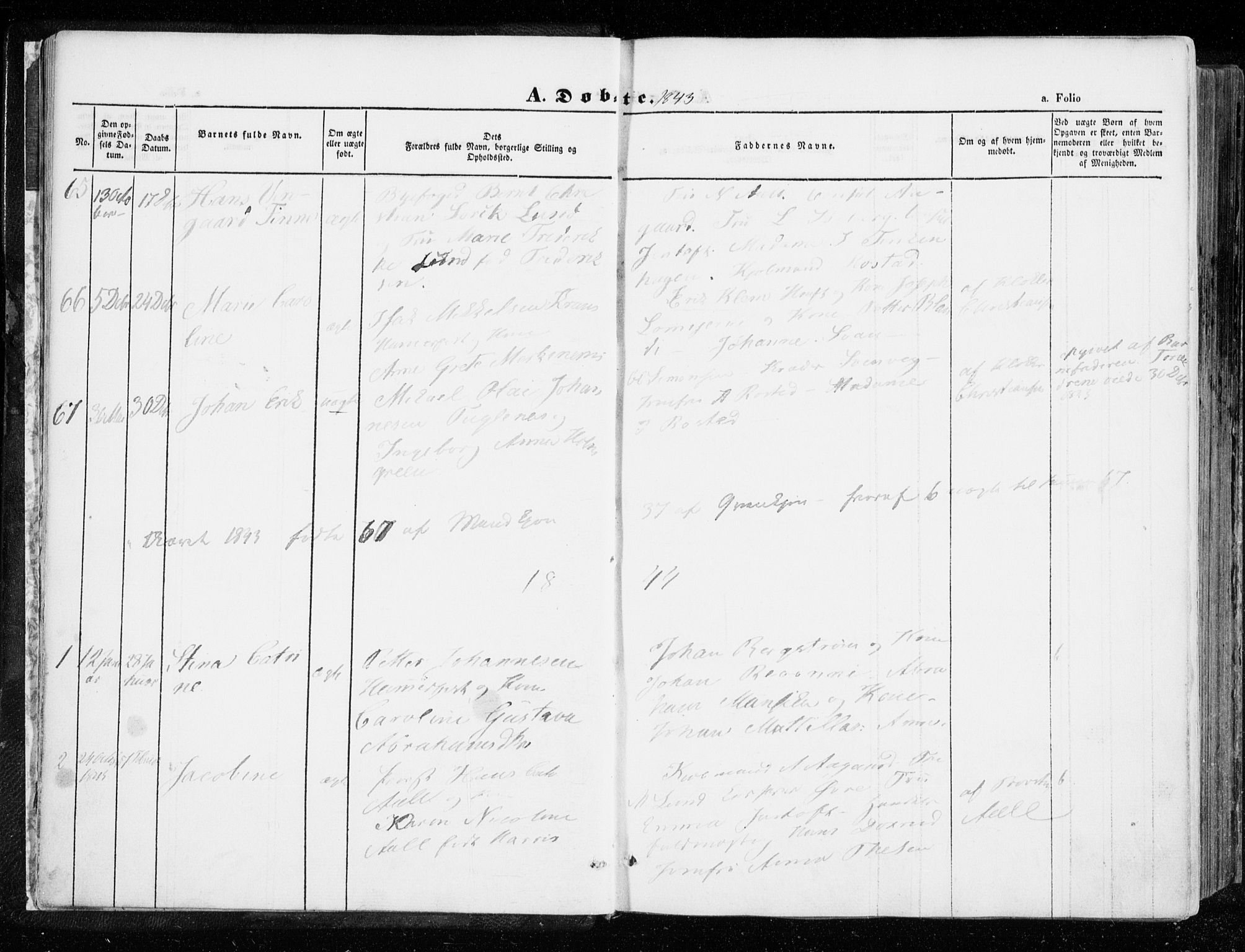 Hammerfest sokneprestkontor, AV/SATØ-S-1347/H/Ha/L0004.kirke: Parish register (official) no. 4, 1843-1856, p. 8