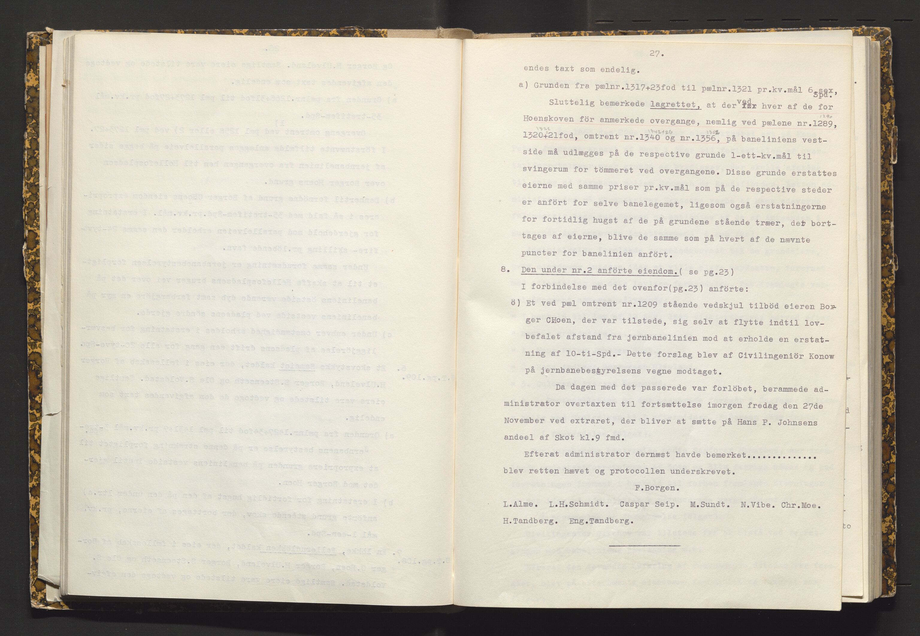 Norges Statsbaner Drammen distrikt (NSB), AV/SAKO-A-30/Y/Yc/L0002: Takster Randsfjordbanen med sidelinjer. Også ved banens ombygging 1904-1909 og diverse utvidelser, 1863-1909, p. 27