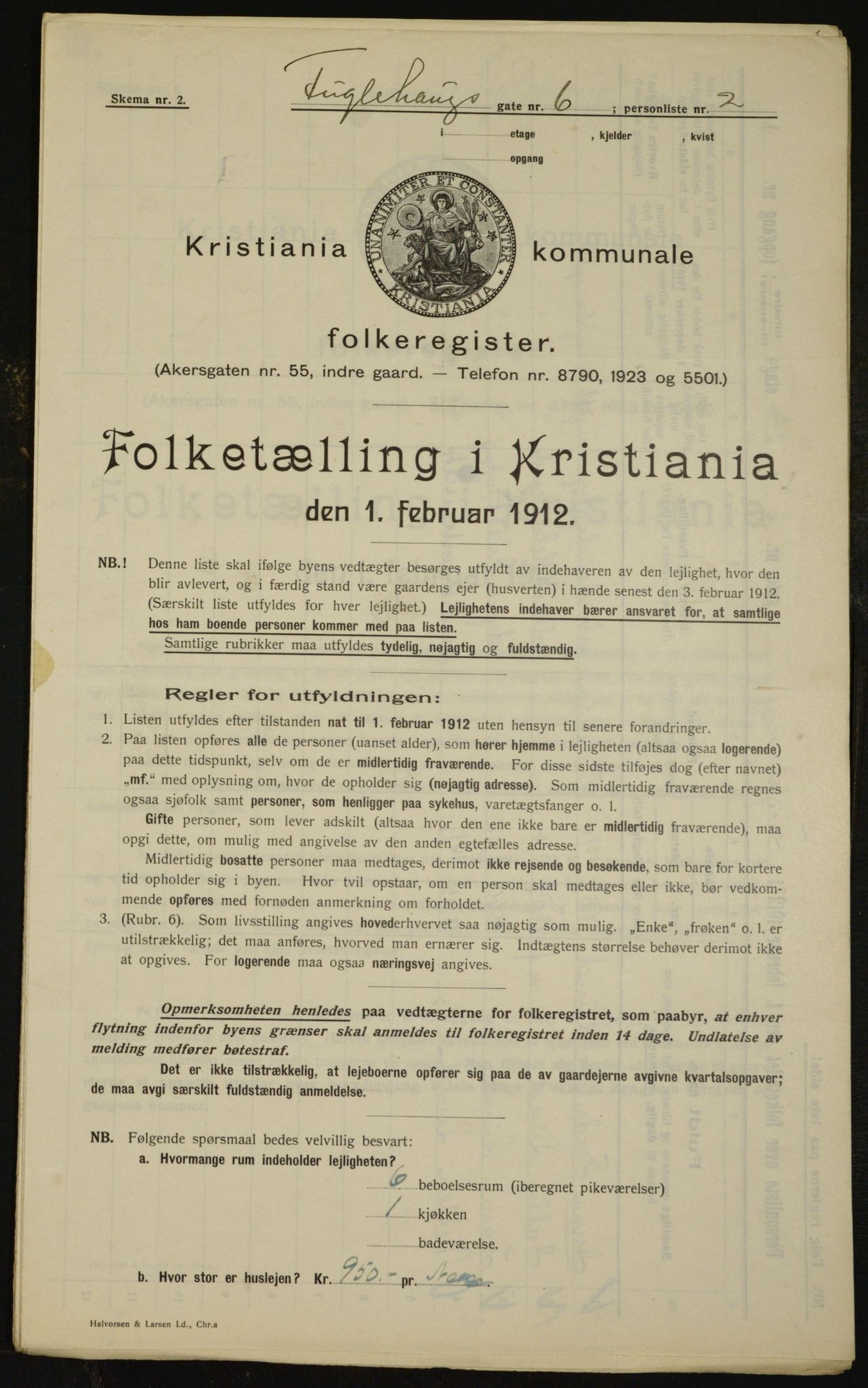 OBA, Municipal Census 1912 for Kristiania, 1912, p. 28220