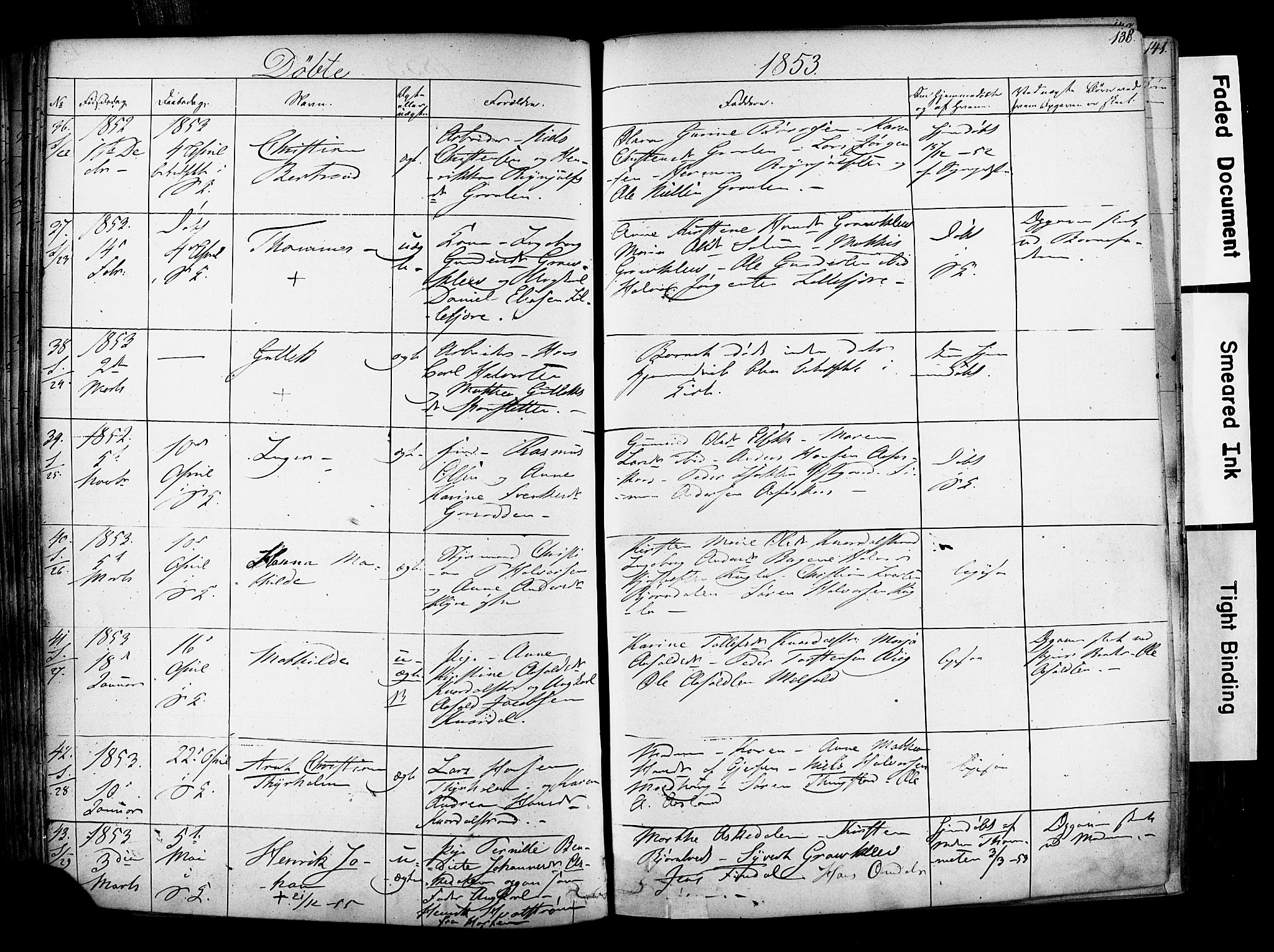 Solum kirkebøker, SAKO/A-306/F/Fa/L0006: Parish register (official) no. I 6, 1844-1855, p. 138