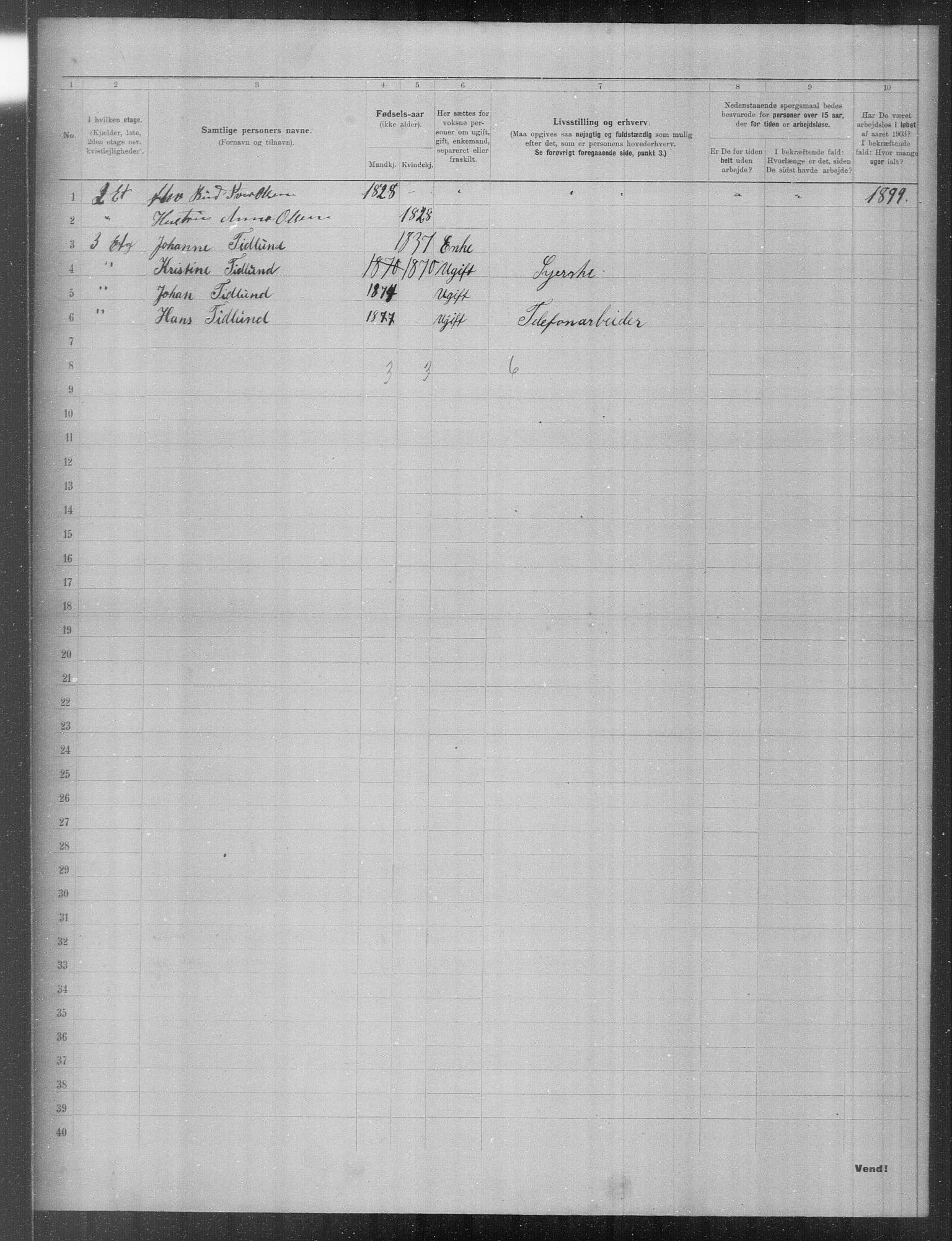 OBA, Municipal Census 1903 for Kristiania, 1903, p. 18773