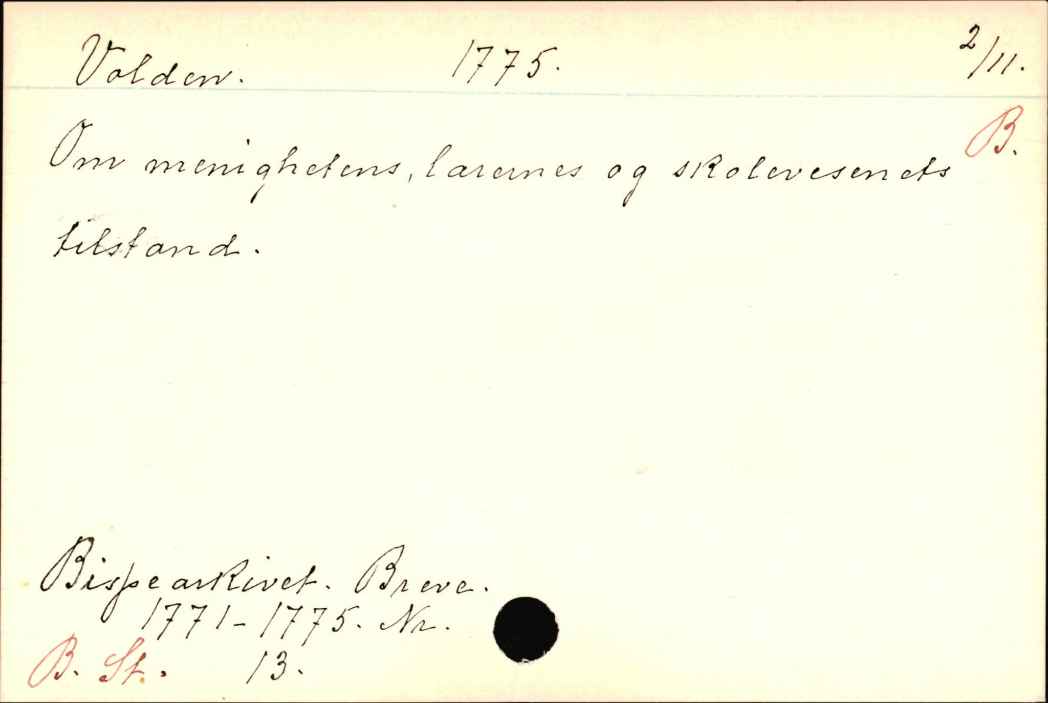 Haugen, Johannes - lærer, AV/SAB-SAB/PA-0036/01/L0001: Om klokkere og lærere, 1521-1904, p. 10685
