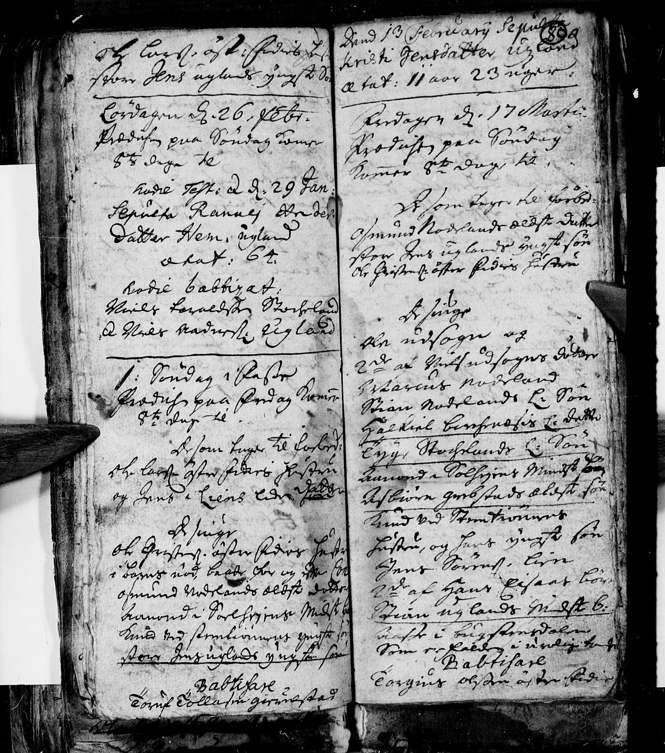 Søgne sokneprestkontor, SAK/1111-0037/F/Fa/Faa/L0001: Parish register (official) no. A 1, 1716-1740, p. 80