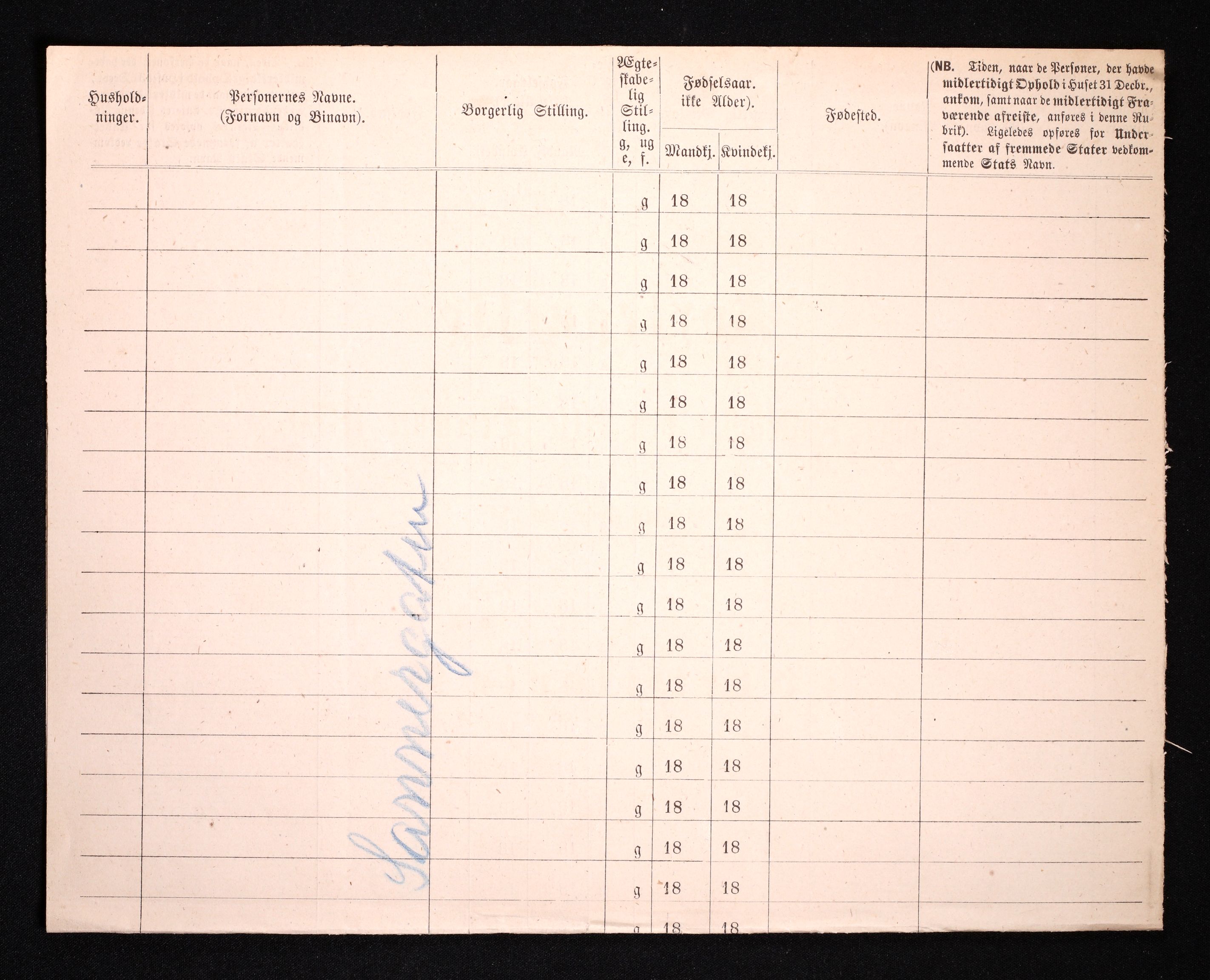 RA, 1870 census for 0301 Kristiania, 1870, p. 3301