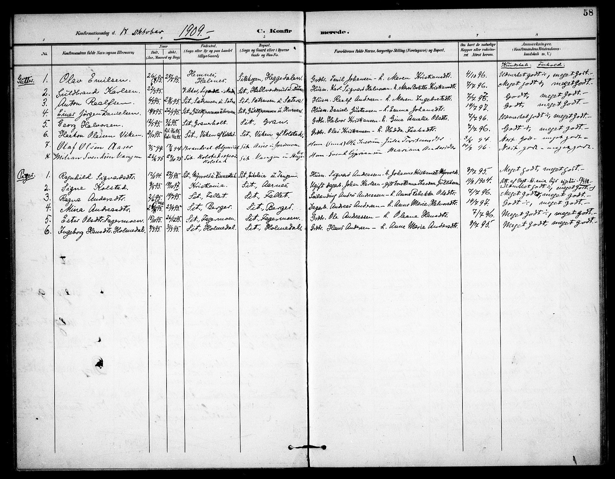 Høland prestekontor Kirkebøker, SAO/A-10346a/F/Fc/L0003: Parish register (official) no. III 3, 1897-1911, p. 58