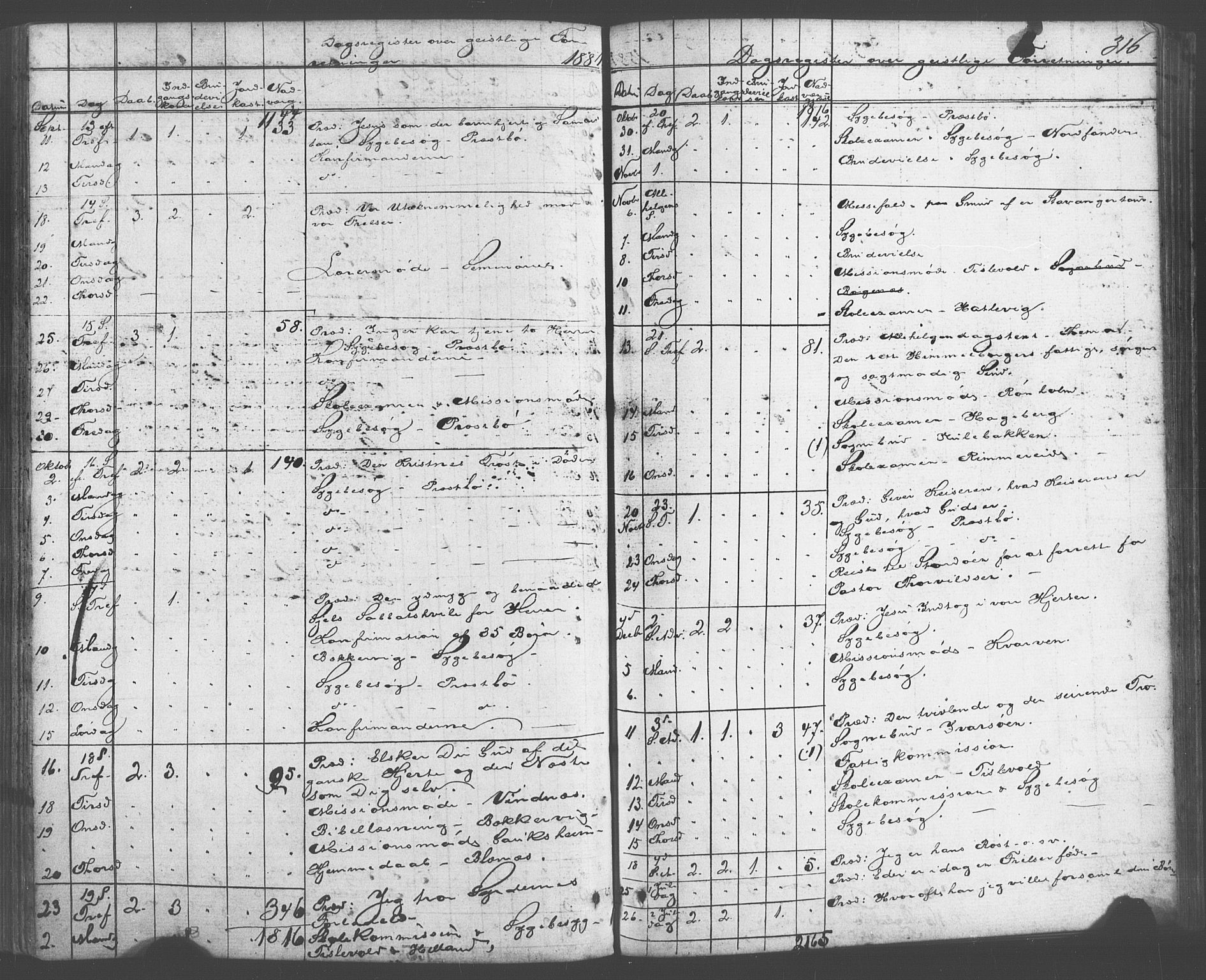 Fitjar sokneprestembete, AV/SAB-A-99926: Parish register (official) no. A 1, 1862-1881, p. 316