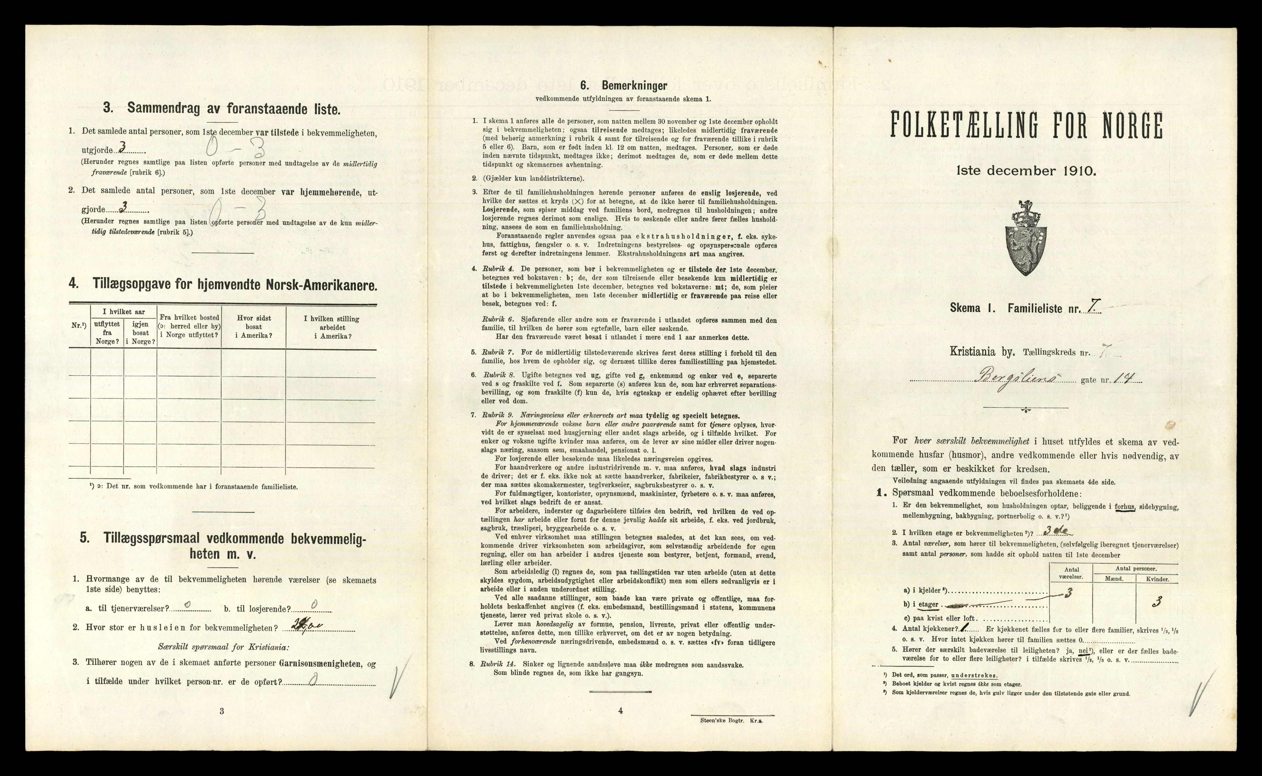 RA, 1910 census for Kristiania, 1910, p. 5425