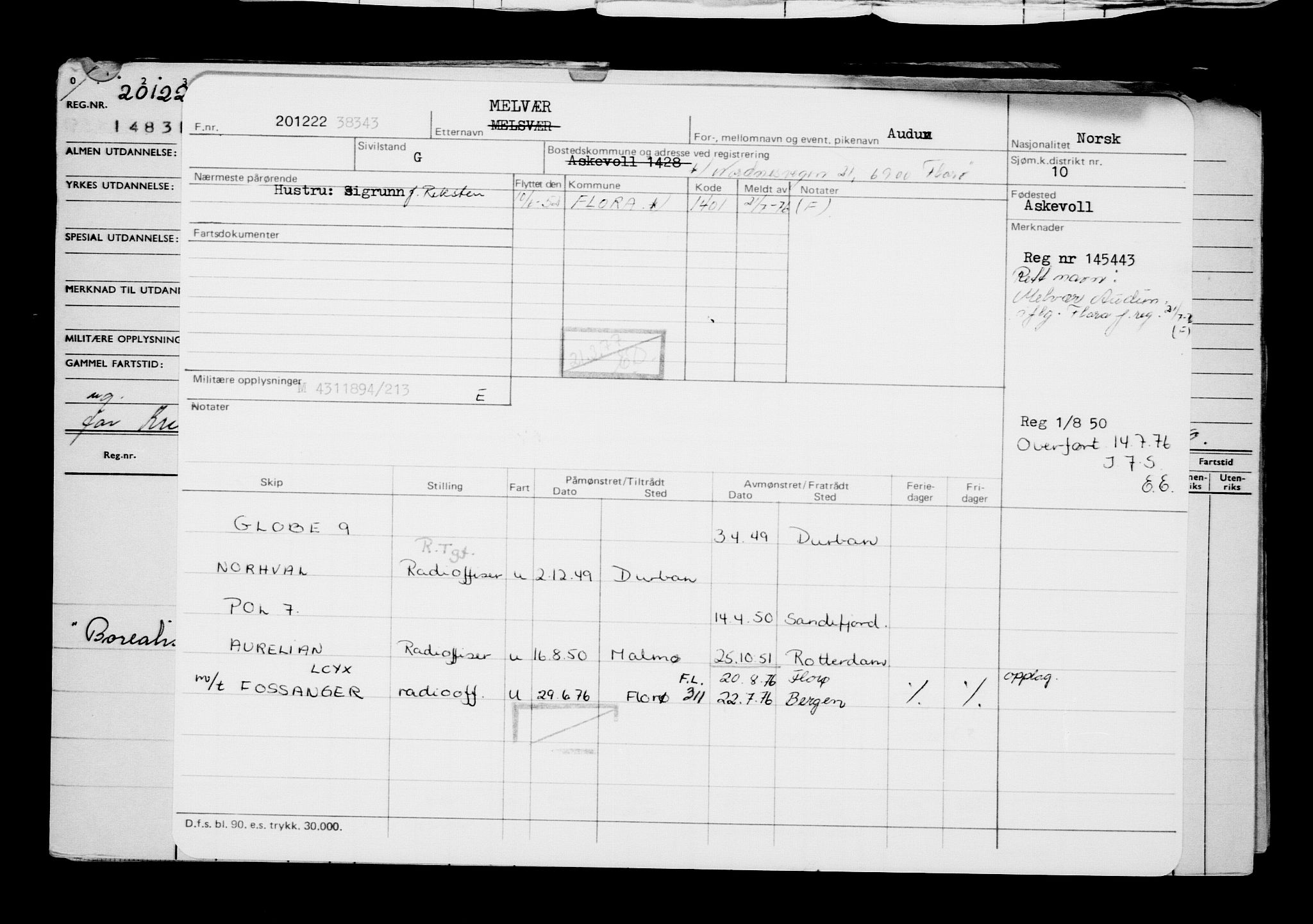 Direktoratet for sjømenn, AV/RA-S-3545/G/Gb/L0213: Hovedkort, 1922, p. 470