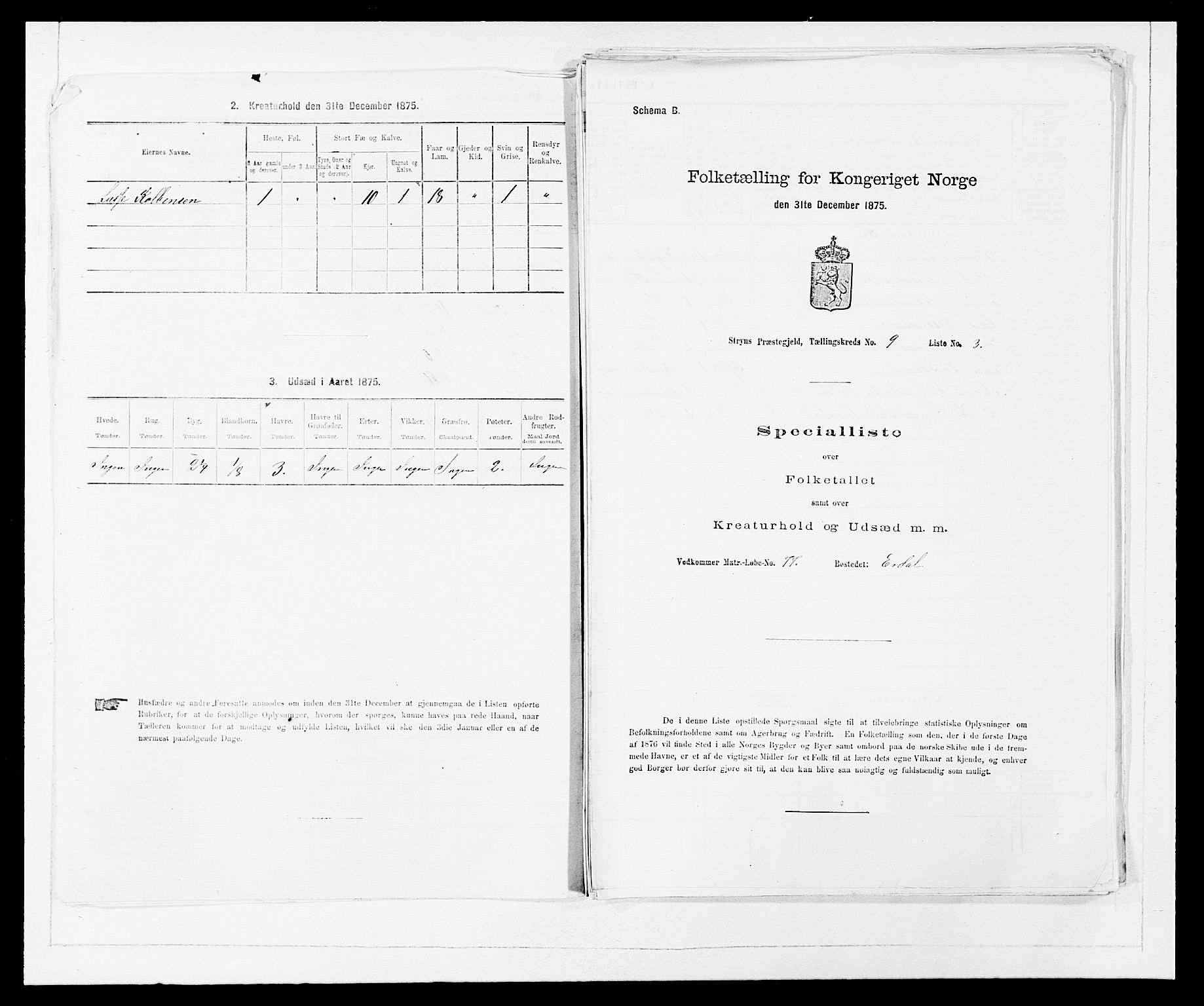 SAB, 1875 Census for 1448P Stryn, 1875, p. 551