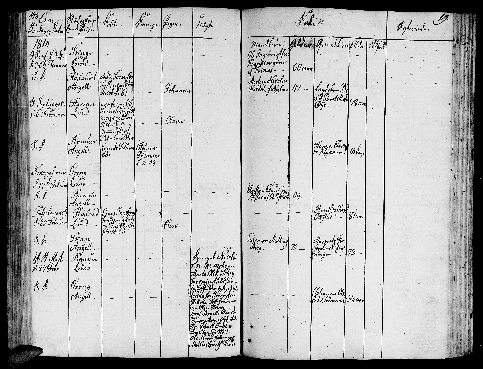 Ministerialprotokoller, klokkerbøker og fødselsregistre - Nord-Trøndelag, SAT/A-1458/764/L0545: Parish register (official) no. 764A05, 1799-1816, p. 418-419