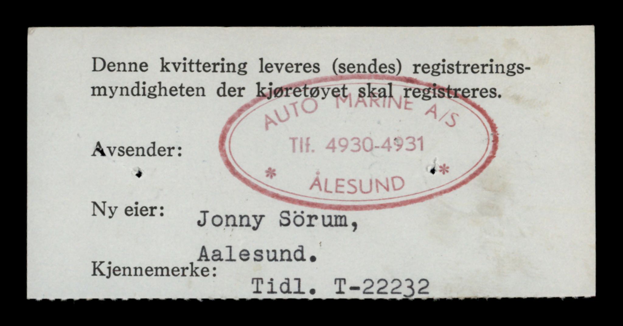 Møre og Romsdal vegkontor - Ålesund trafikkstasjon, AV/SAT-A-4099/F/Fe/L0034: Registreringskort for kjøretøy T 12500 - T 12652, 1927-1998, p. 393
