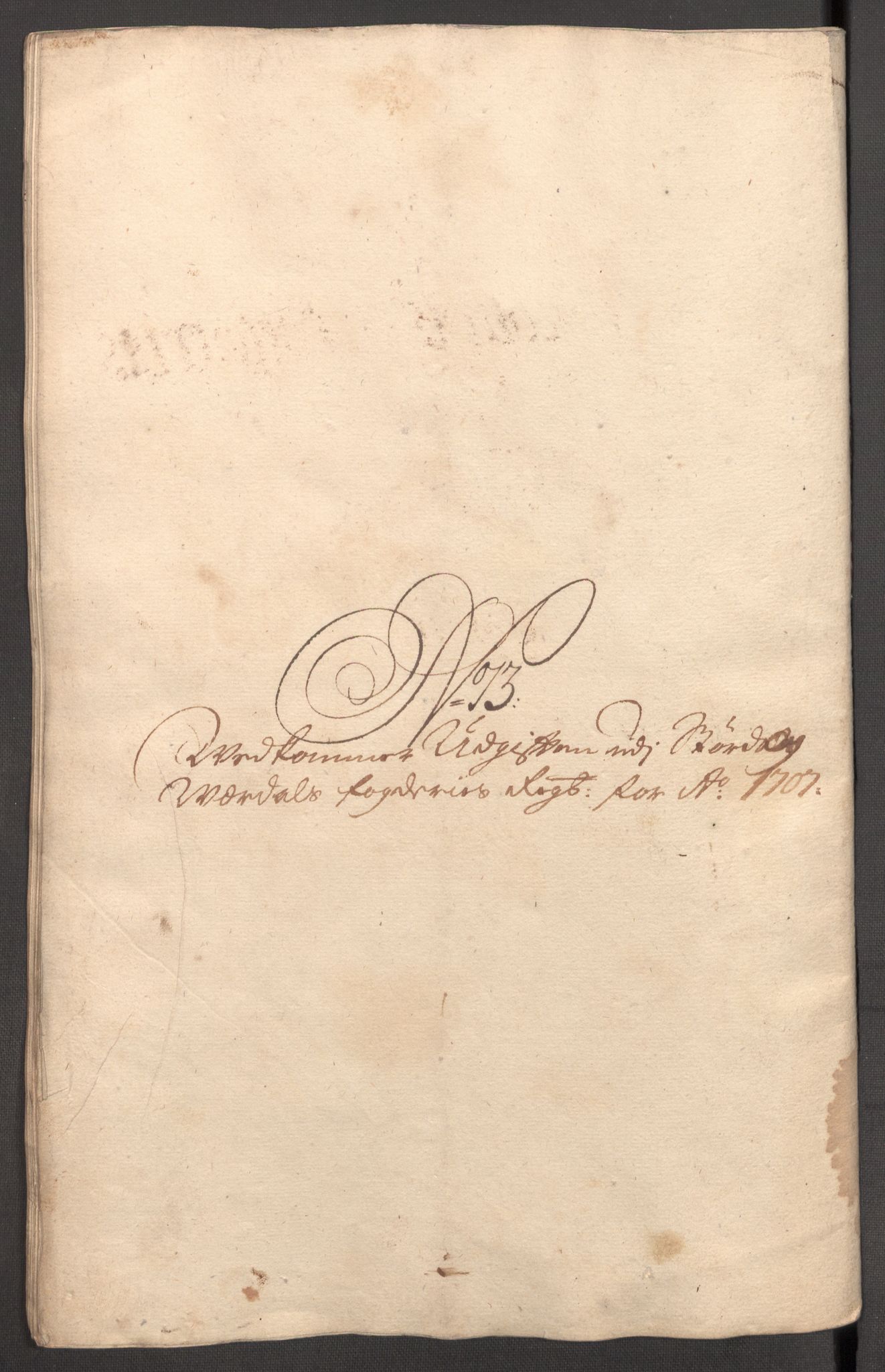 Rentekammeret inntil 1814, Reviderte regnskaper, Fogderegnskap, RA/EA-4092/R62/L4197: Fogderegnskap Stjørdal og Verdal, 1707, p. 288