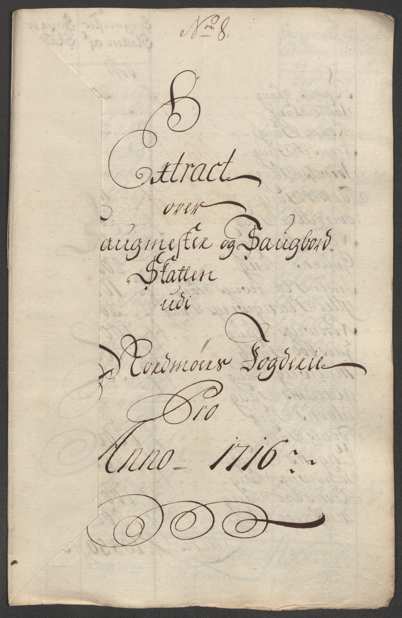 Rentekammeret inntil 1814, Reviderte regnskaper, Fogderegnskap, AV/RA-EA-4092/R56/L3749: Fogderegnskap Nordmøre, 1716, p. 93