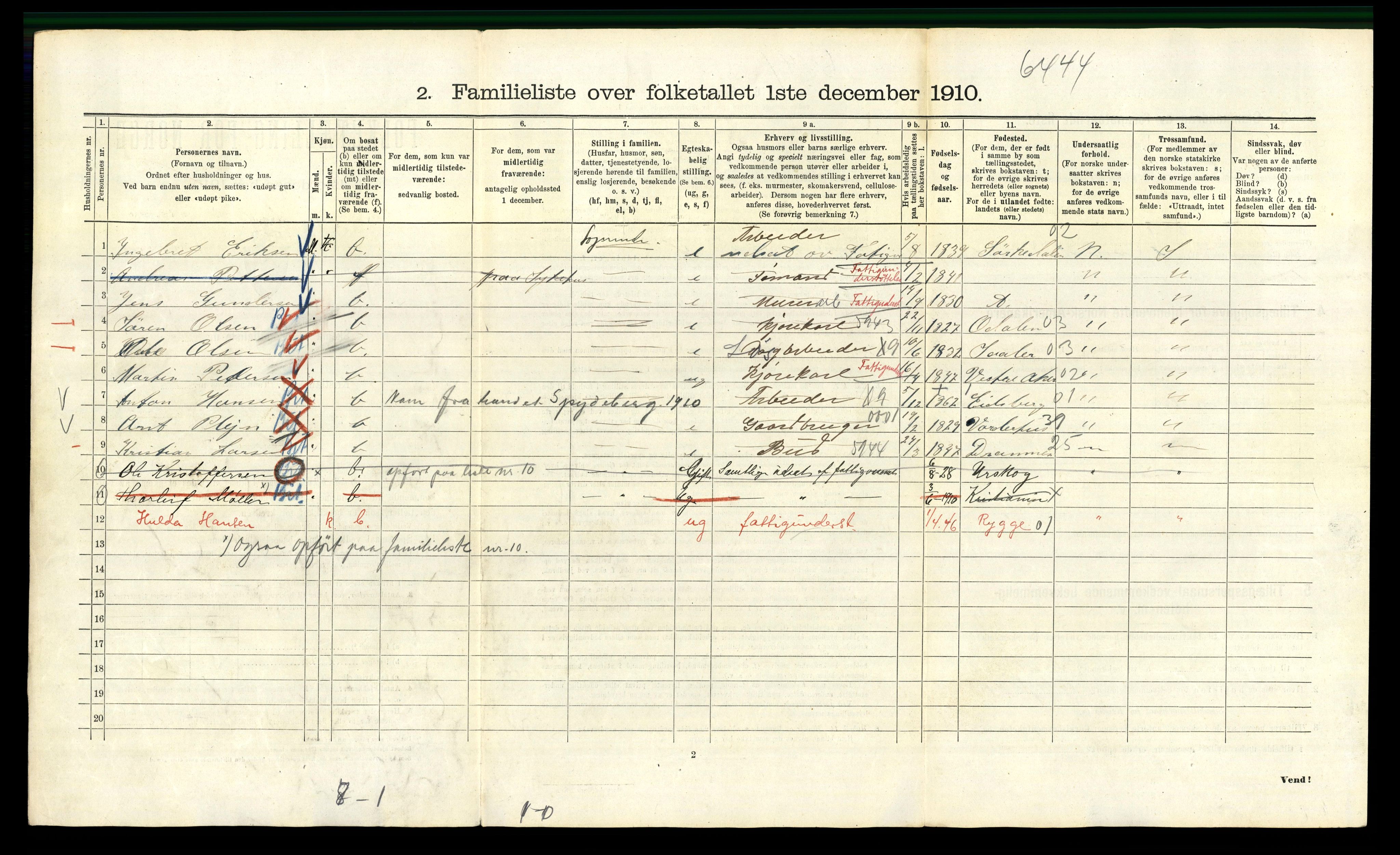 RA, 1910 census for Kristiania, 1910, p. 89114