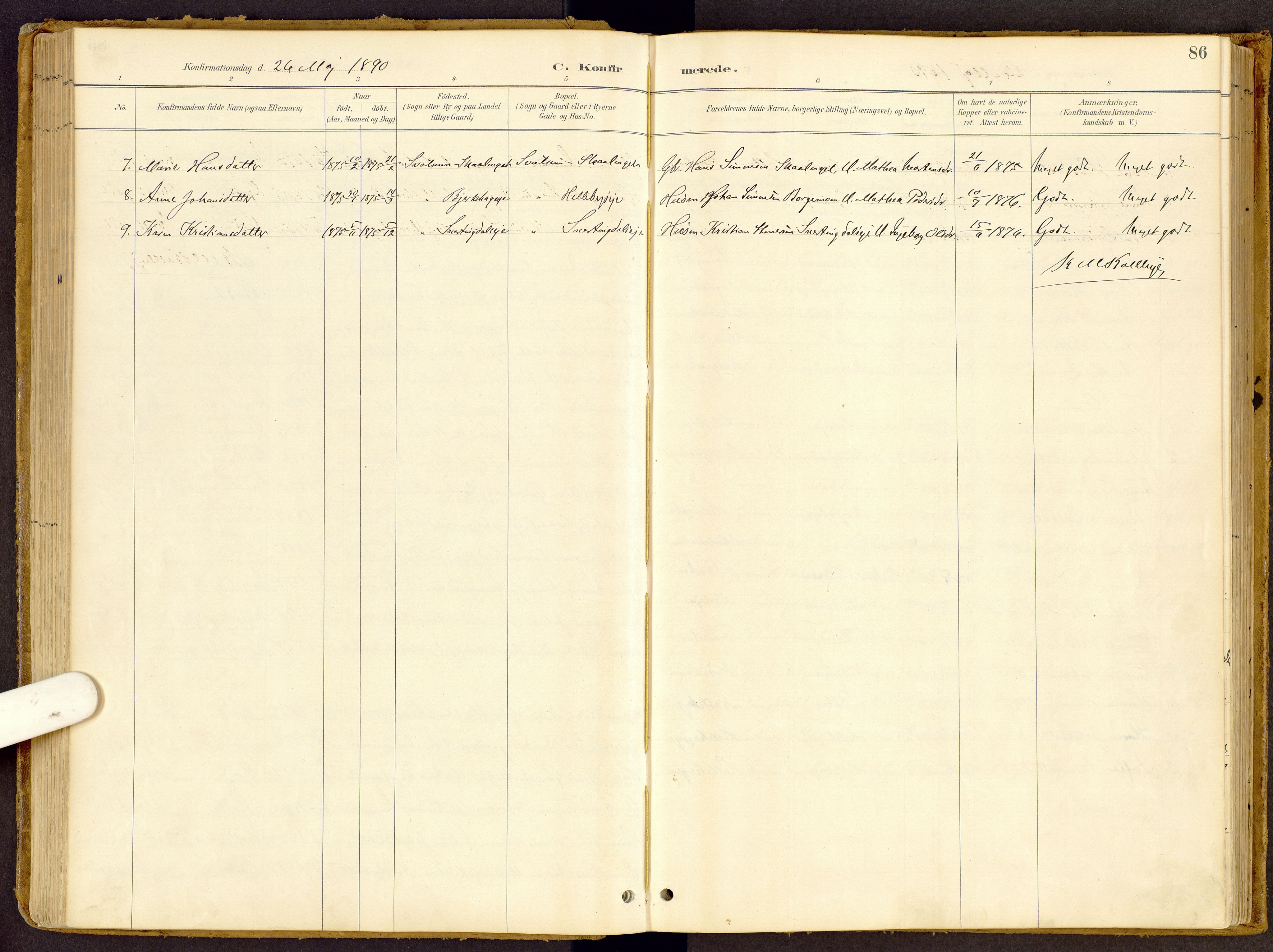 Vestre Gausdal prestekontor, AV/SAH-PREST-094/H/Ha/Haa/L0002: Parish register (official) no. 2, 1887-1918, p. 86