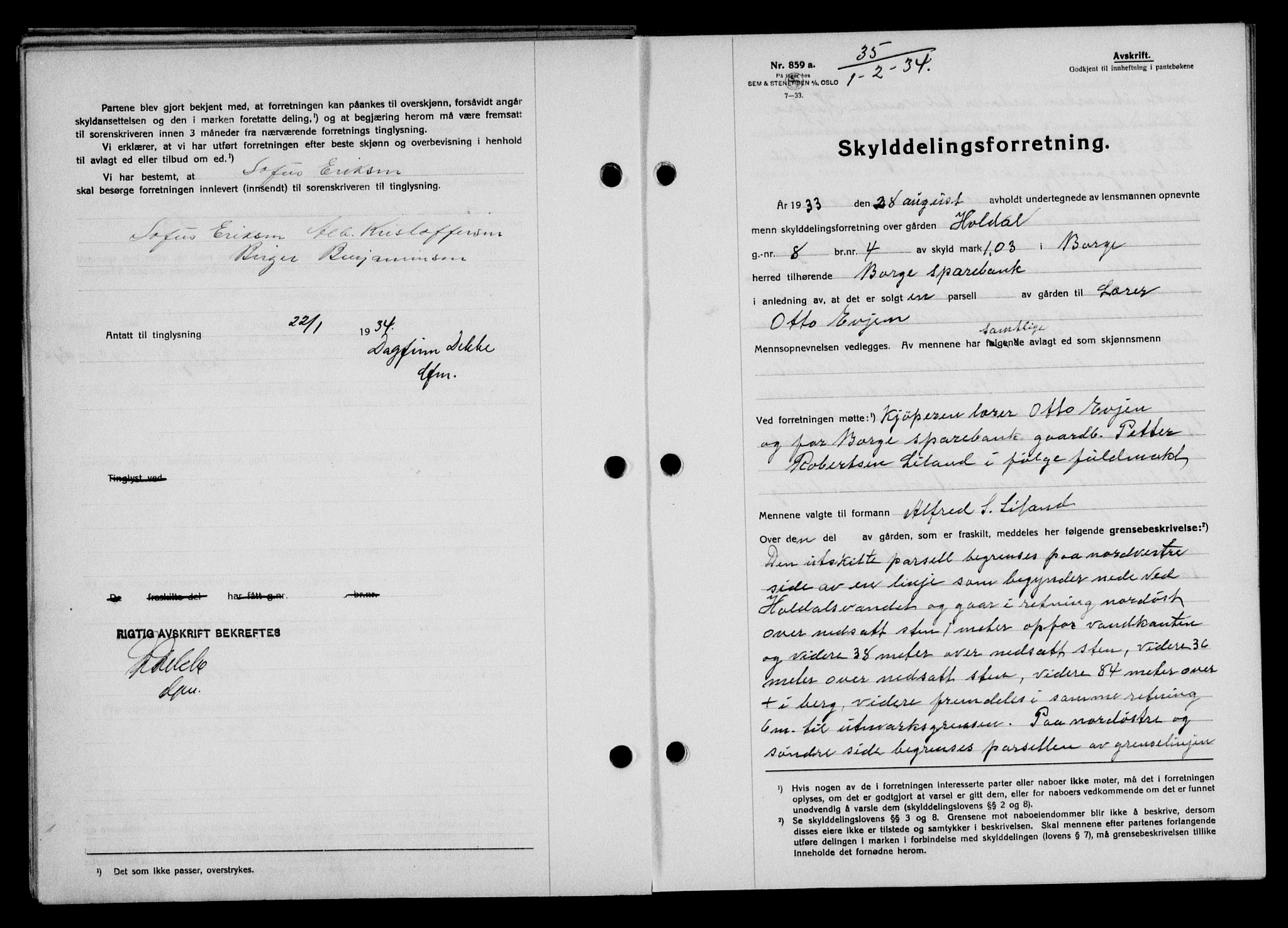 Lofoten sorenskriveri, AV/SAT-A-0017/1/2/2C/L0029b: Mortgage book no. 29b, 1934-1934, Deed date: 01.02.1934