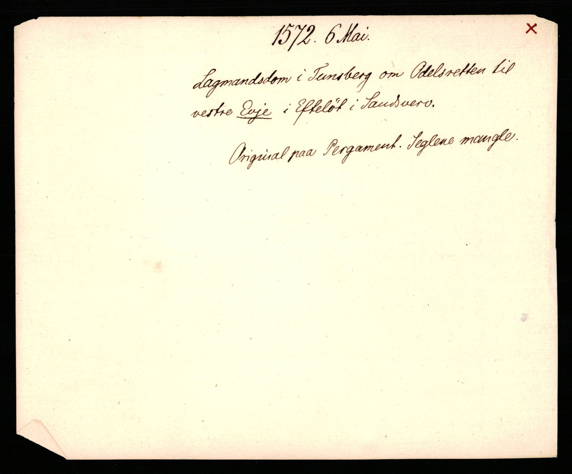 Riksarkivets diplomsamling, AV/RA-EA-5965/F35/F35b/L0002: Riksarkivets diplomer, seddelregister, 1567-1583, p. 131