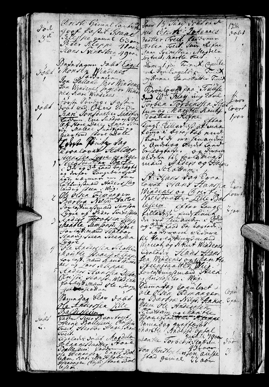 Os sokneprestembete, SAB/A-99929: Parish register (official) no. A 5, 1669-1760, p. 128