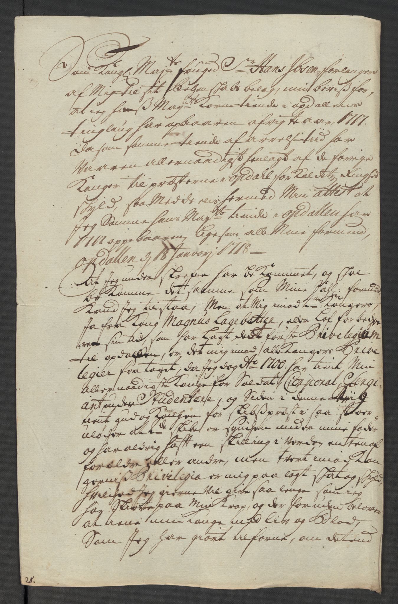 Rentekammeret inntil 1814, Reviderte regnskaper, Fogderegnskap, RA/EA-4092/R60/L3969: Fogderegnskap Orkdal og Gauldal, 1717, p. 157