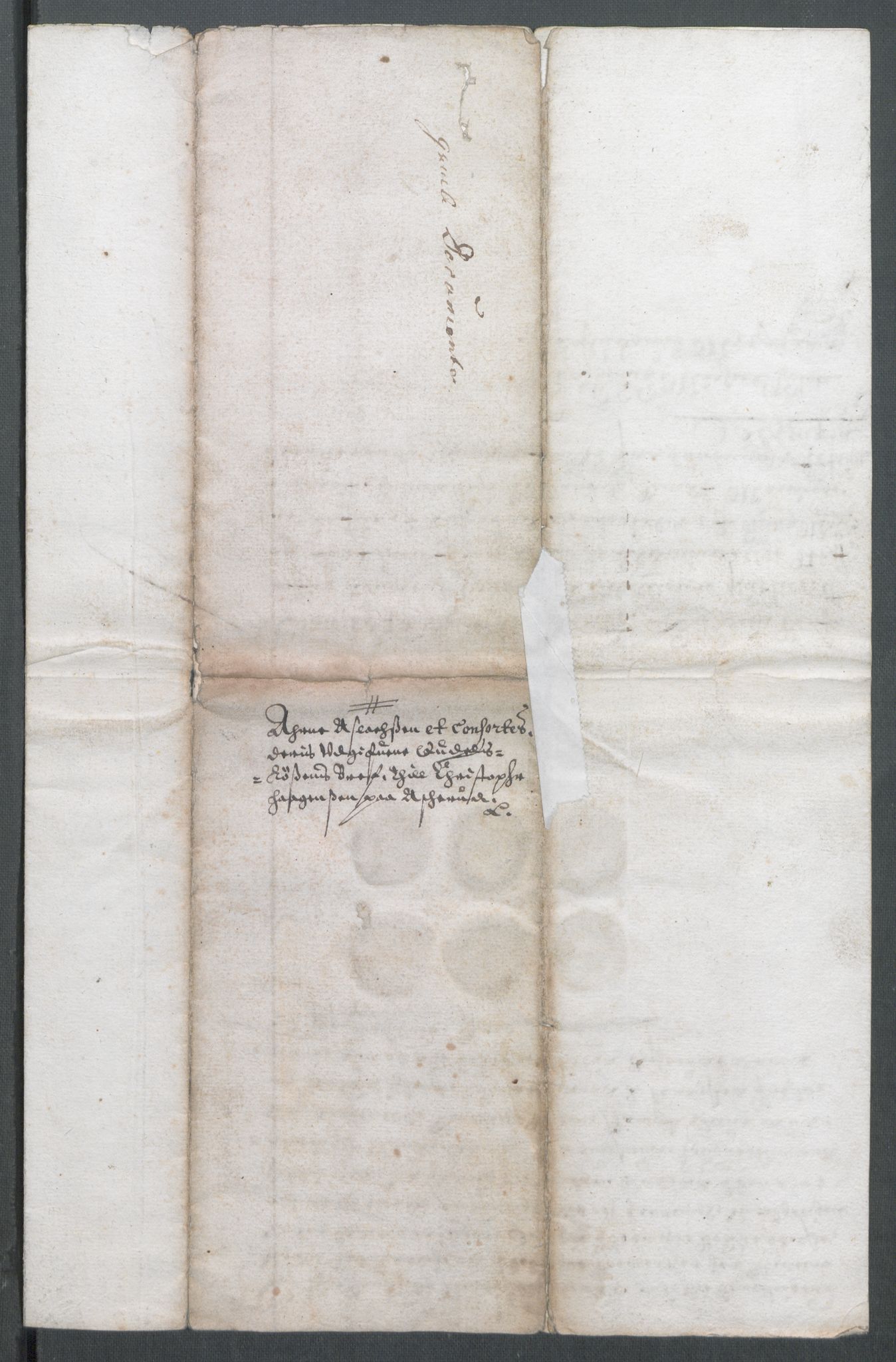 Riksarkivets diplomsamling, RA/EA-5965/F02/L0153: Dokumenter, 1640, p. 72