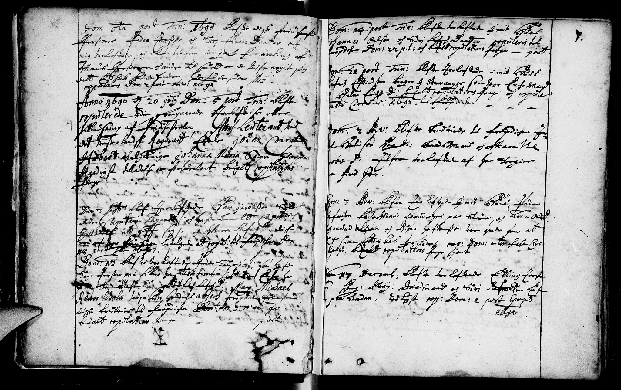 Domkirken sokneprestkontor, SAST/A-101812/001/30/30BA/L0001: Parish register (official) no. A 1 /1, 1688-1727, p. 7