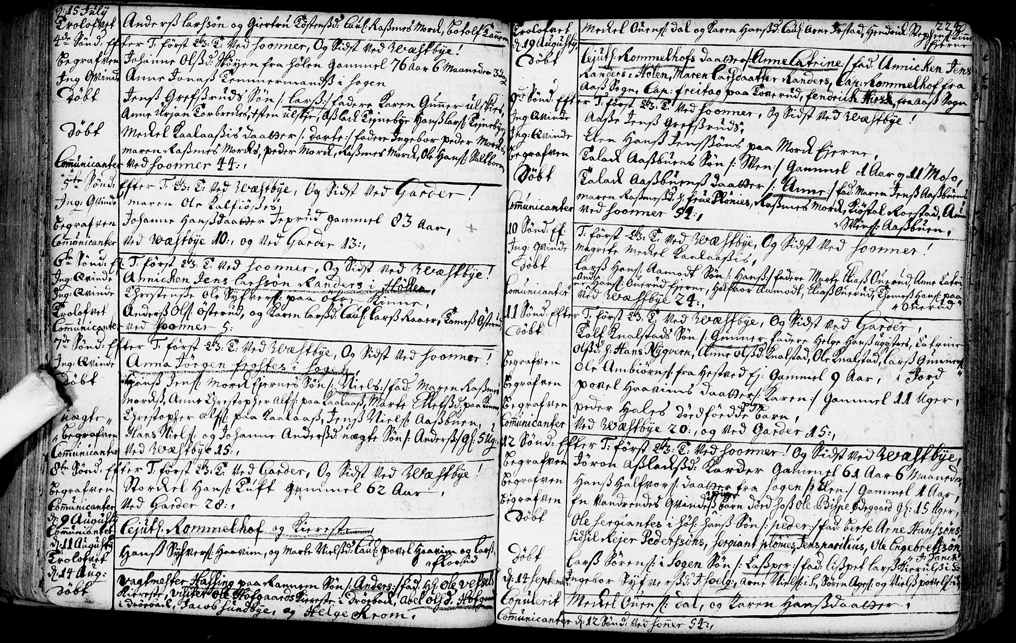 Vestby prestekontor Kirkebøker, AV/SAO-A-10893/F/Fa/L0001.b: Parish register (official) no. I 1B, 1714-1759, p. 224