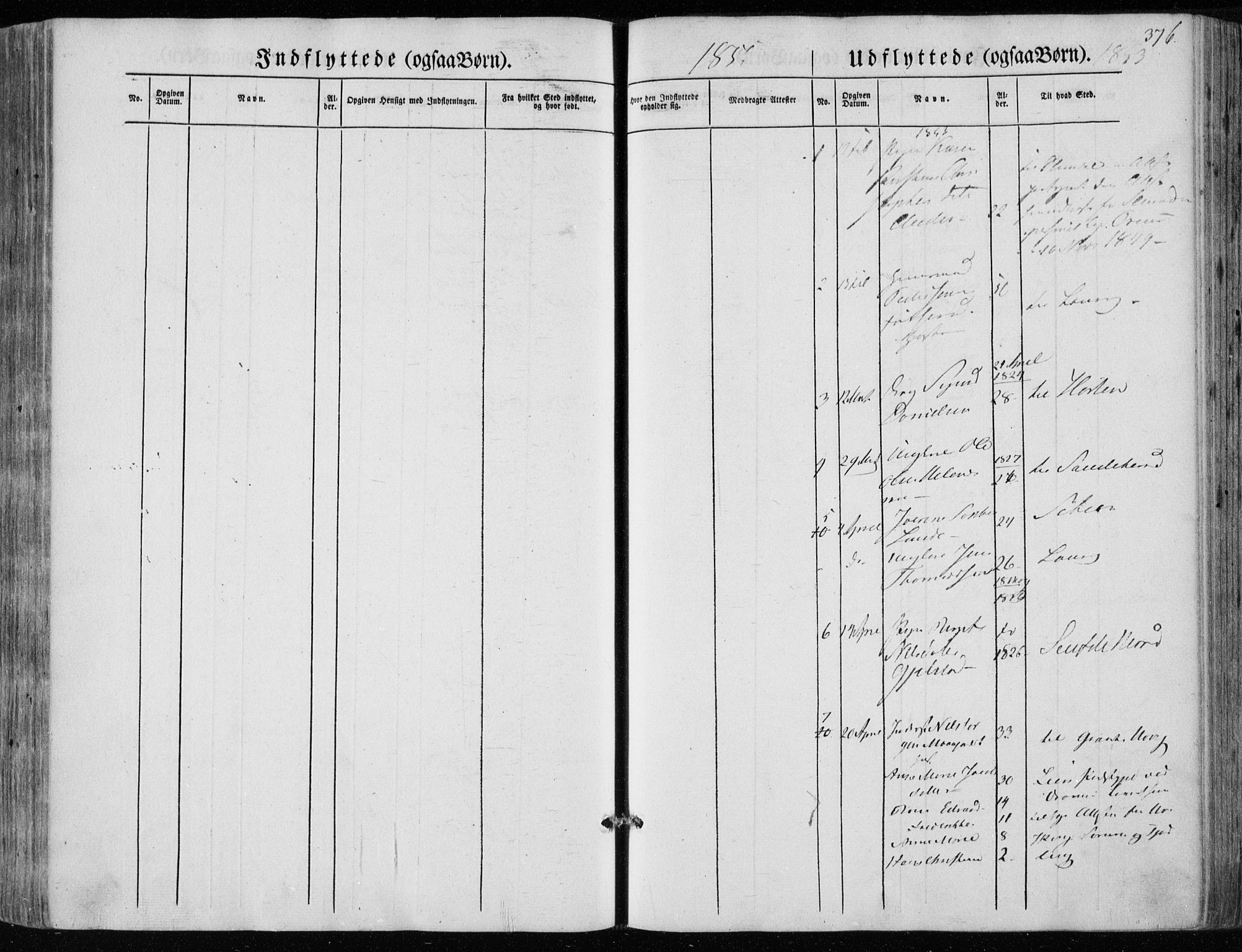 Hedrum kirkebøker, AV/SAKO-A-344/F/Fa/L0006: Parish register (official) no. I 6, 1849-1857, p. 377