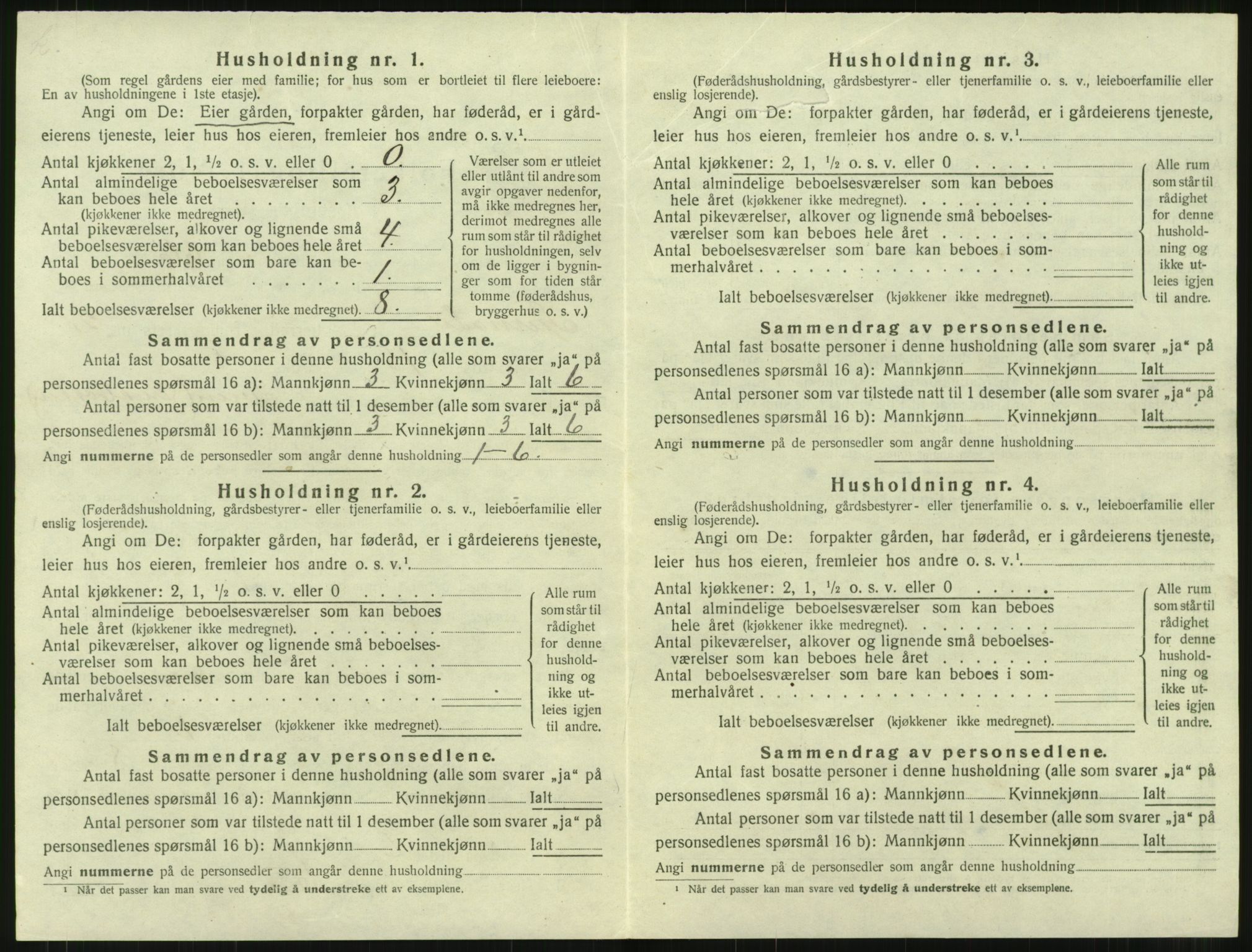 SAT, 1920 census for Surnadal, 1920, p. 292