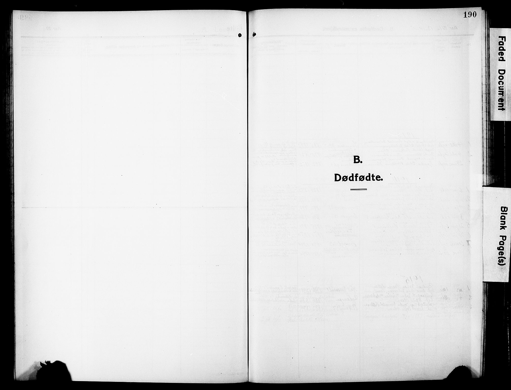 Sarpsborg prestekontor Kirkebøker, AV/SAO-A-2006/G/Ga/L0002: Parish register (copy) no. 2, 1912-1931, p. 190