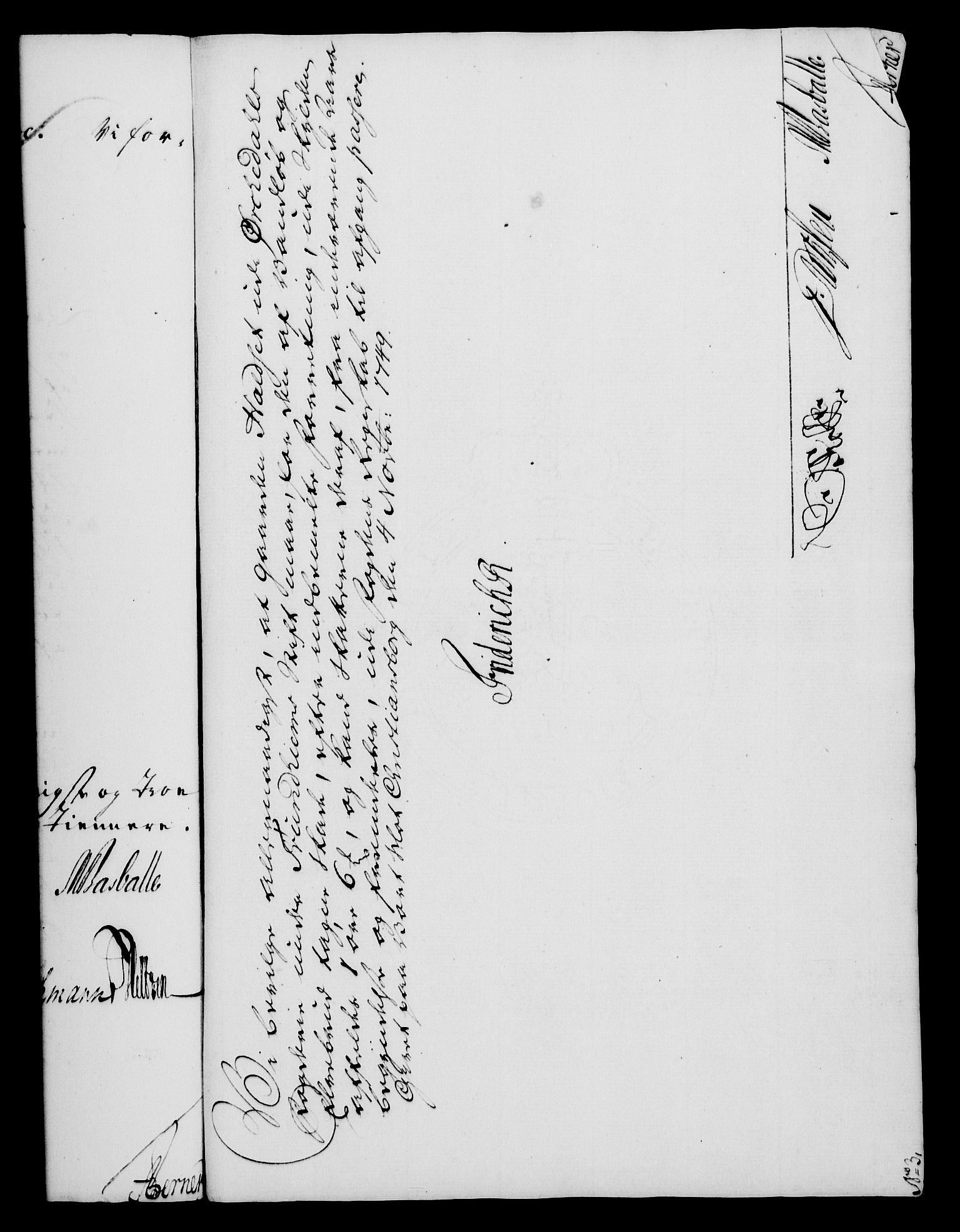 Rentekammeret, Kammerkanselliet, RA/EA-3111/G/Gf/Gfa/L0031: Norsk relasjons- og resolusjonsprotokoll (merket RK 52.31), 1749, p. 580