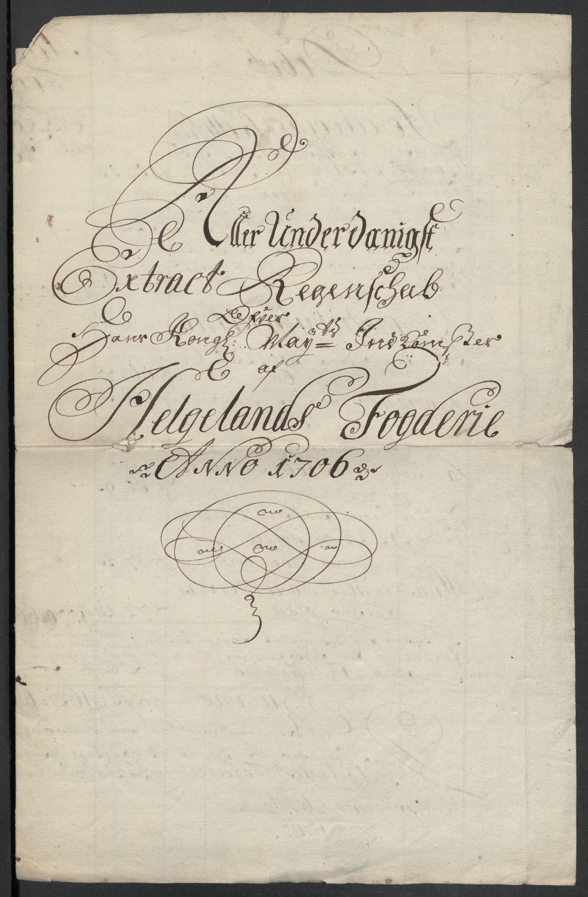 Rentekammeret inntil 1814, Reviderte regnskaper, Fogderegnskap, RA/EA-4092/R65/L4509: Fogderegnskap Helgeland, 1706-1707, p. 4