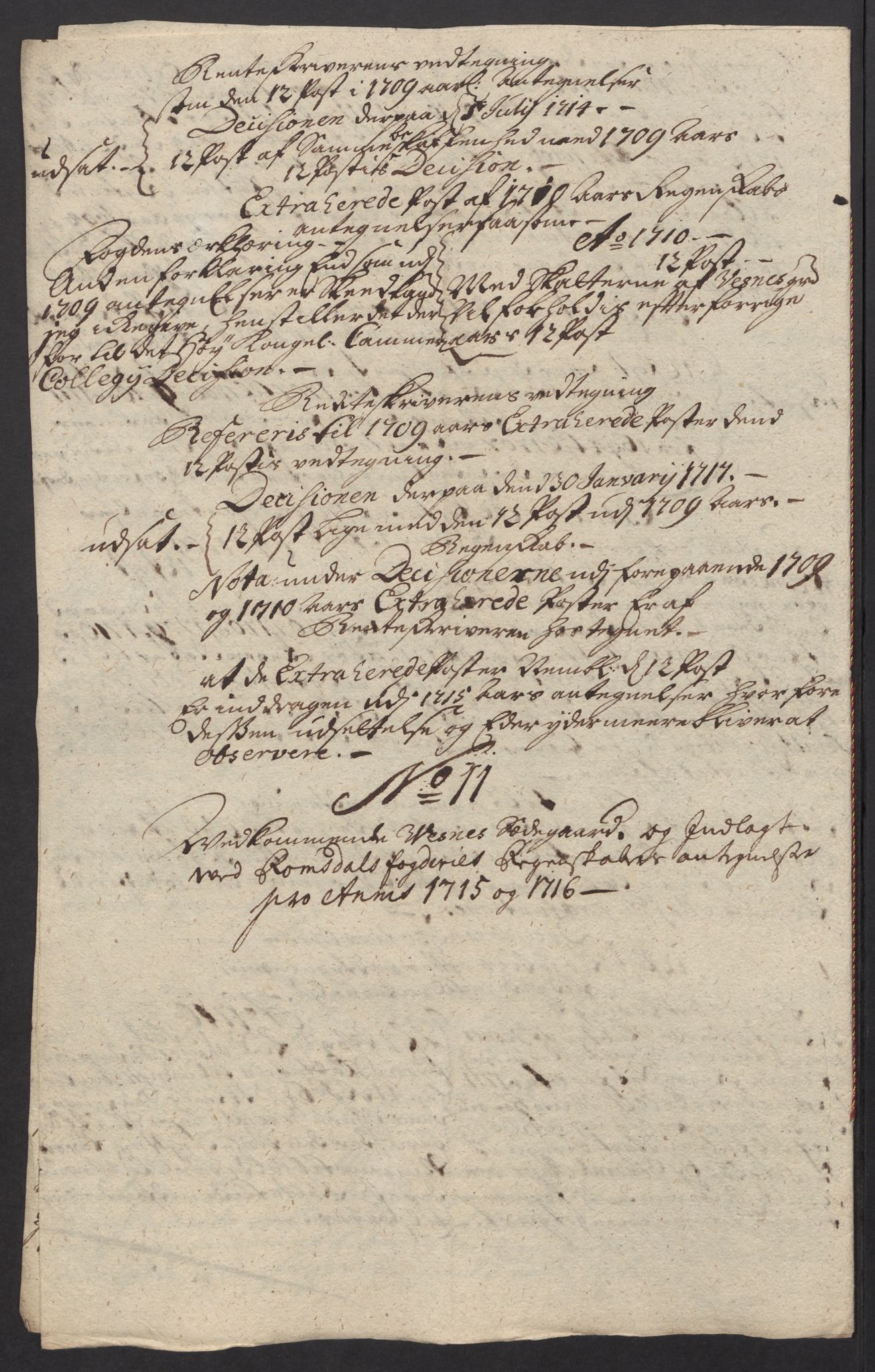 Rentekammeret inntil 1814, Reviderte regnskaper, Fogderegnskap, AV/RA-EA-4092/R55/L3663: Fogderegnskap Romsdal, 1715-1716, p. 581