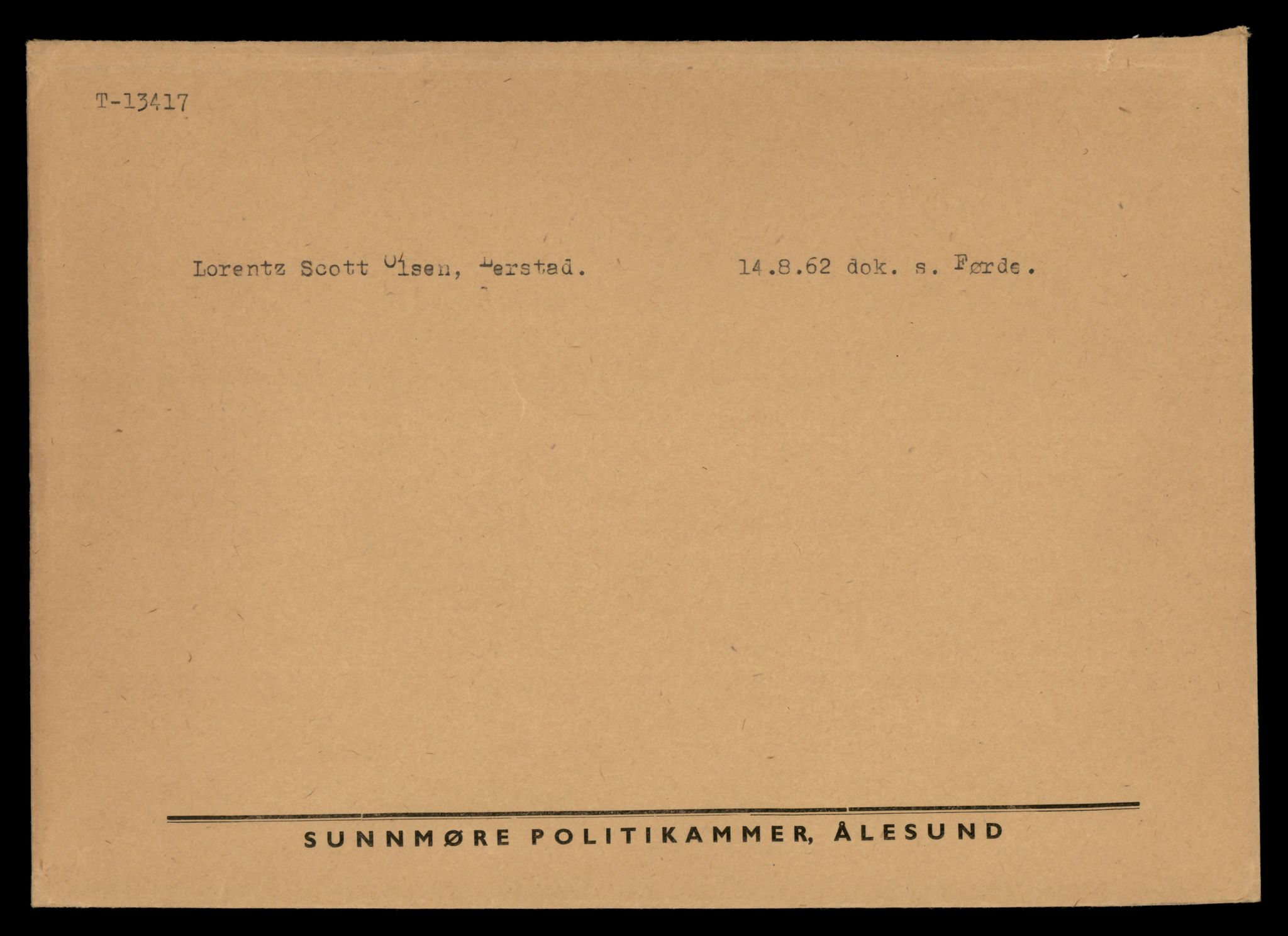 Møre og Romsdal vegkontor - Ålesund trafikkstasjon, AV/SAT-A-4099/F/Fe/L0039: Registreringskort for kjøretøy T 13361 - T 13530, 1927-1998, p. 963